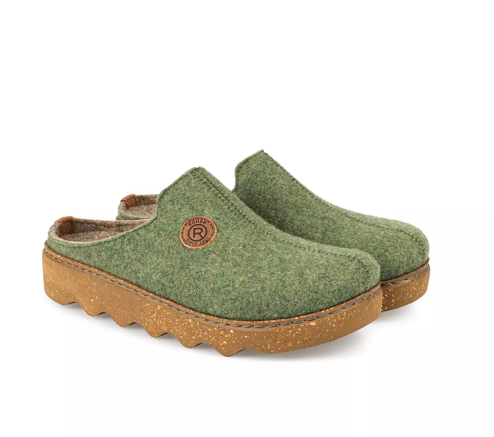 'Foggia-D' women's homeslipper - green