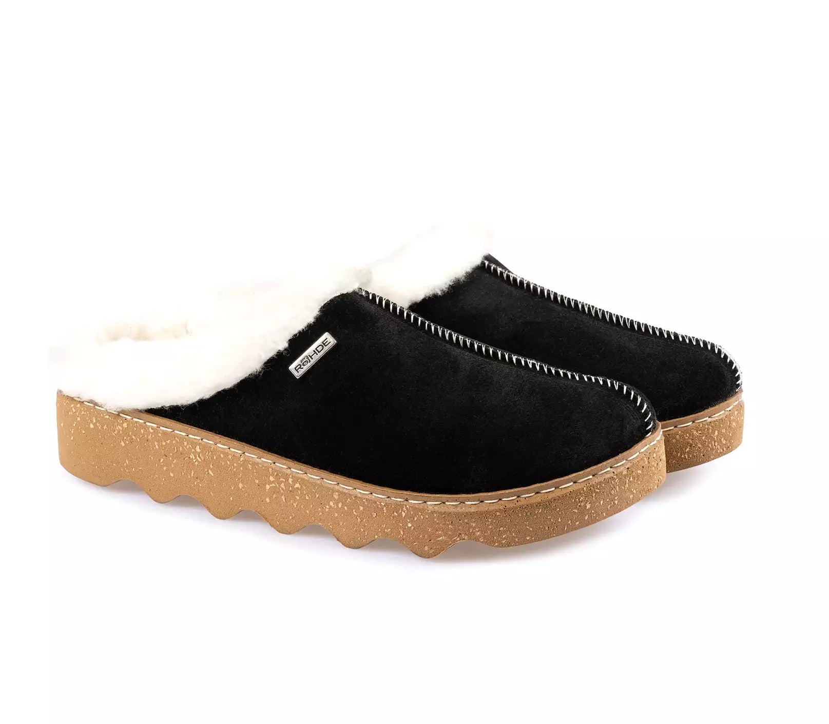 'Foggia-D' women's home slippers - black