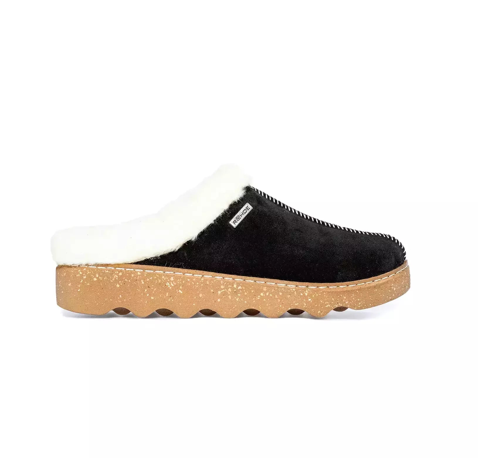 'Foggia-D' women's home slippers - black