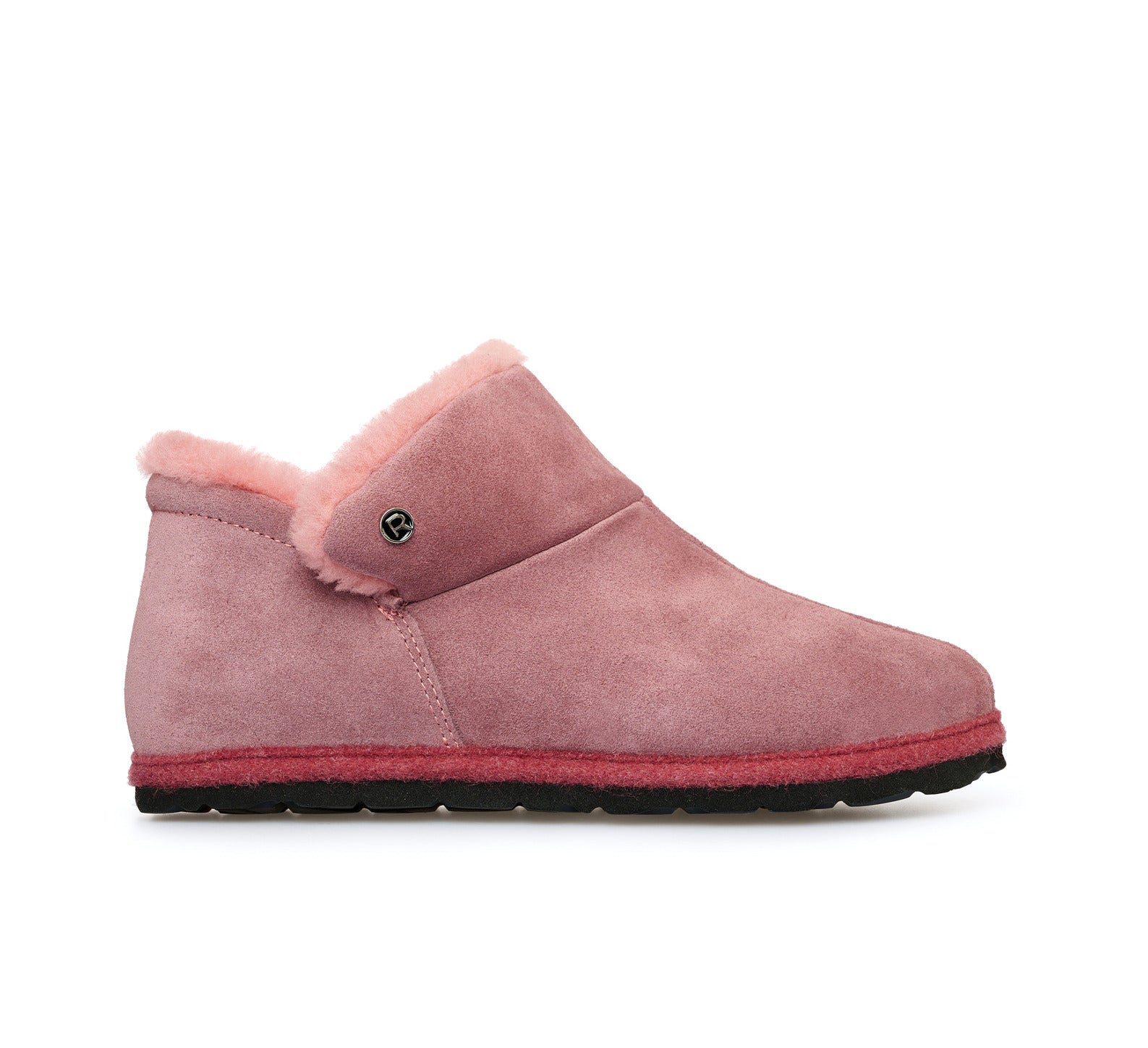 'Gardena' women's indoor warmlined home boot - pink