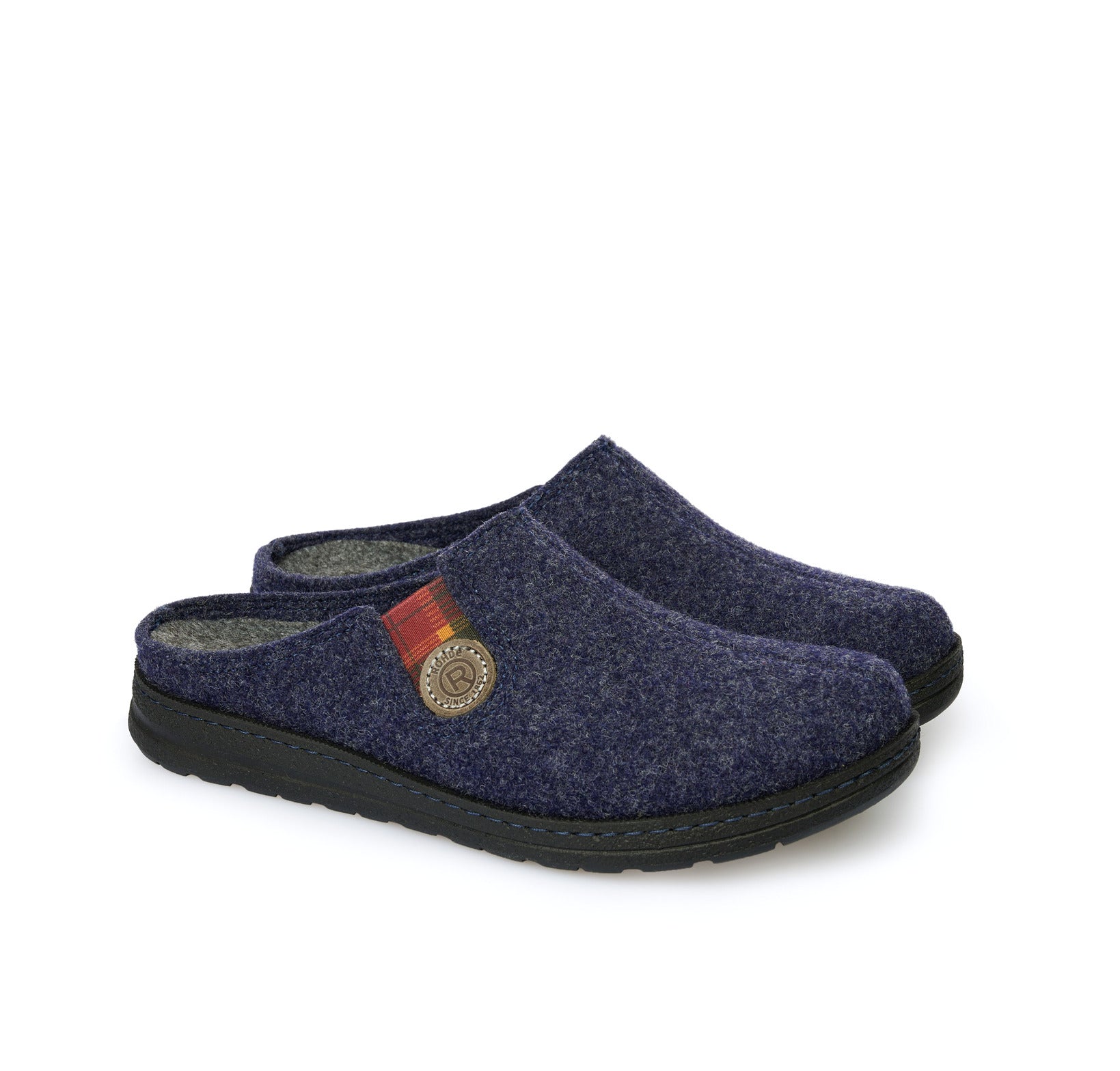 'Asiago' men's homeslippers - blue