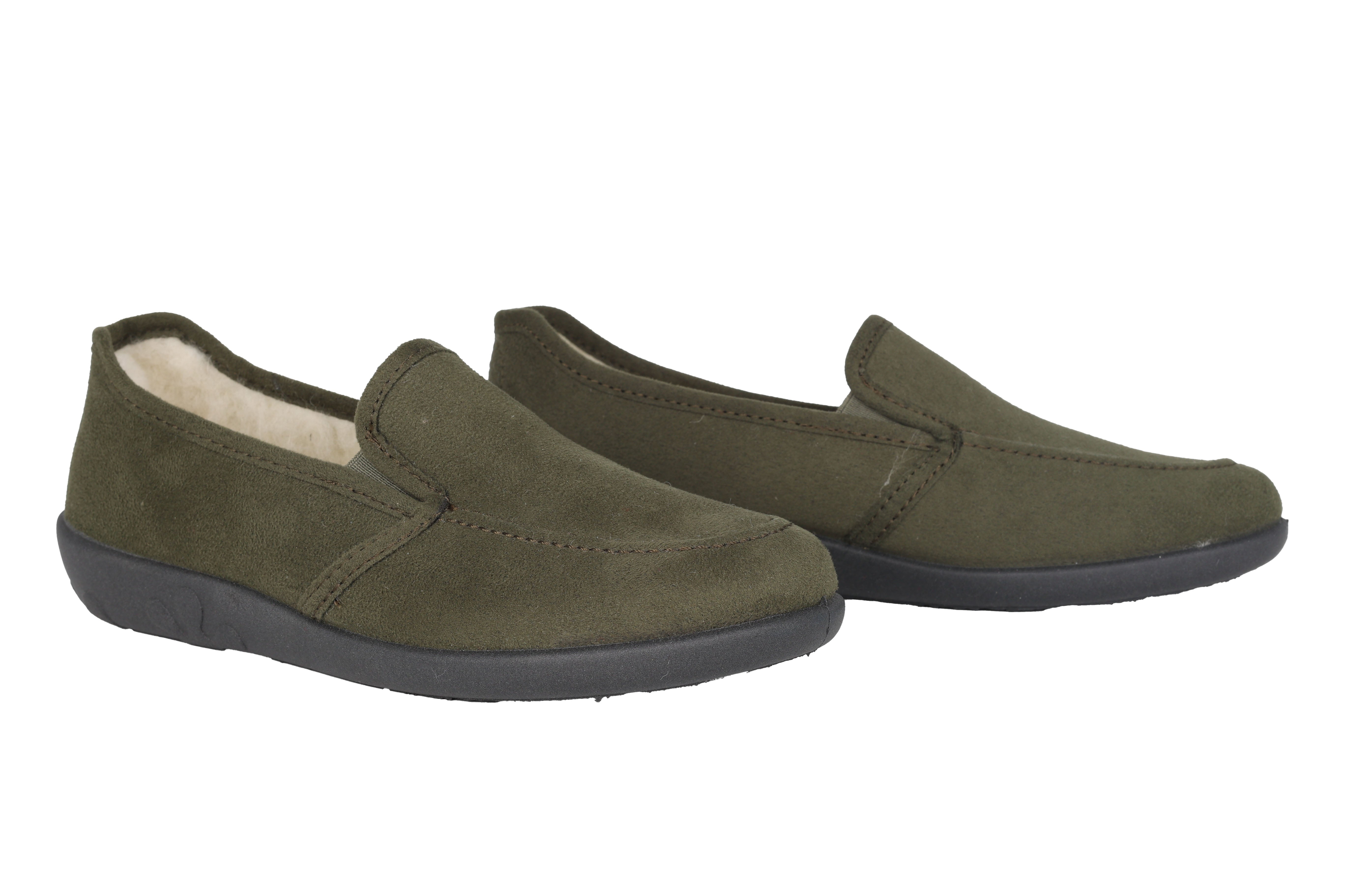 'Ballerup' women's home slipper - green