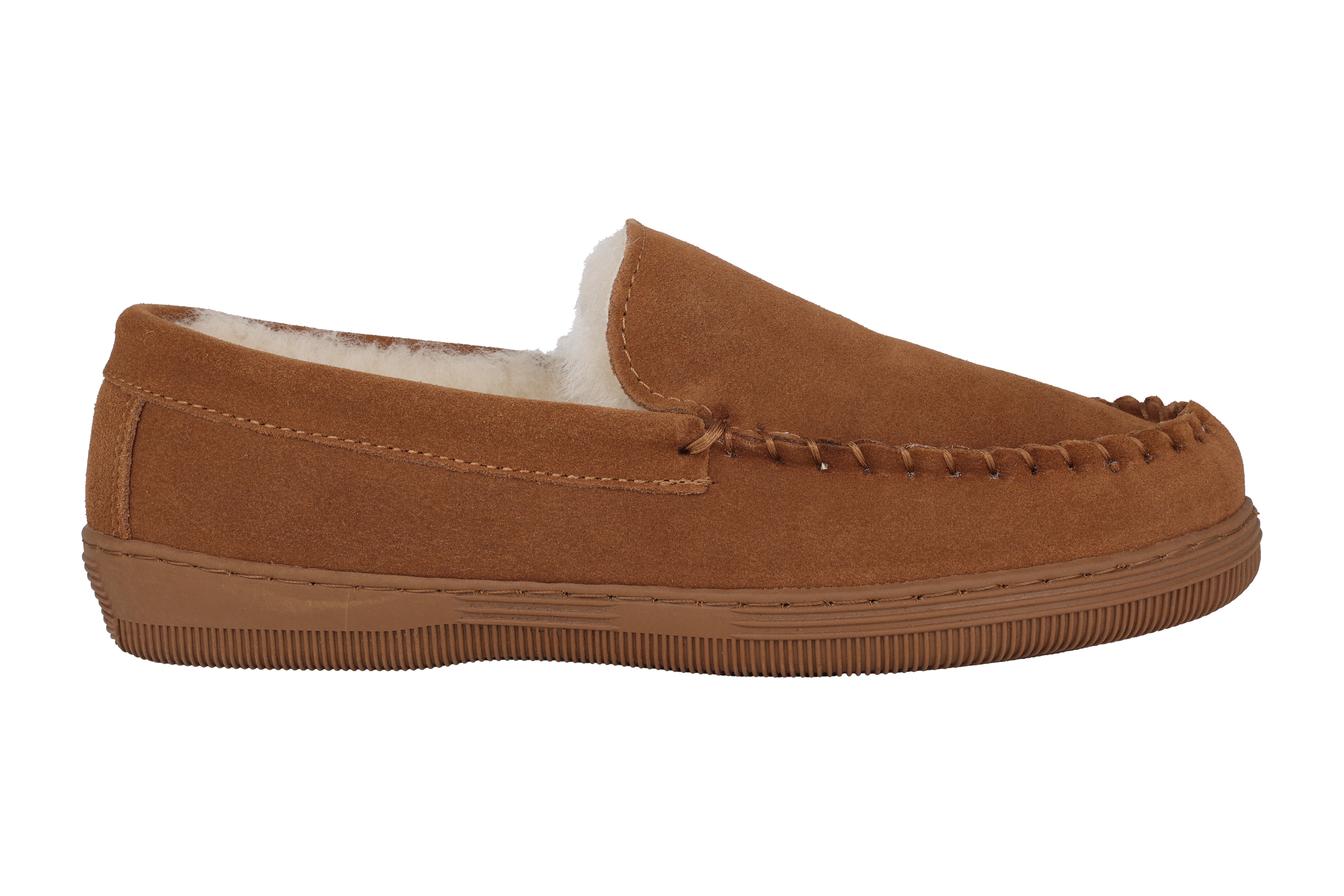 'Tesero' men's warmlined indoor home slipper - Brown