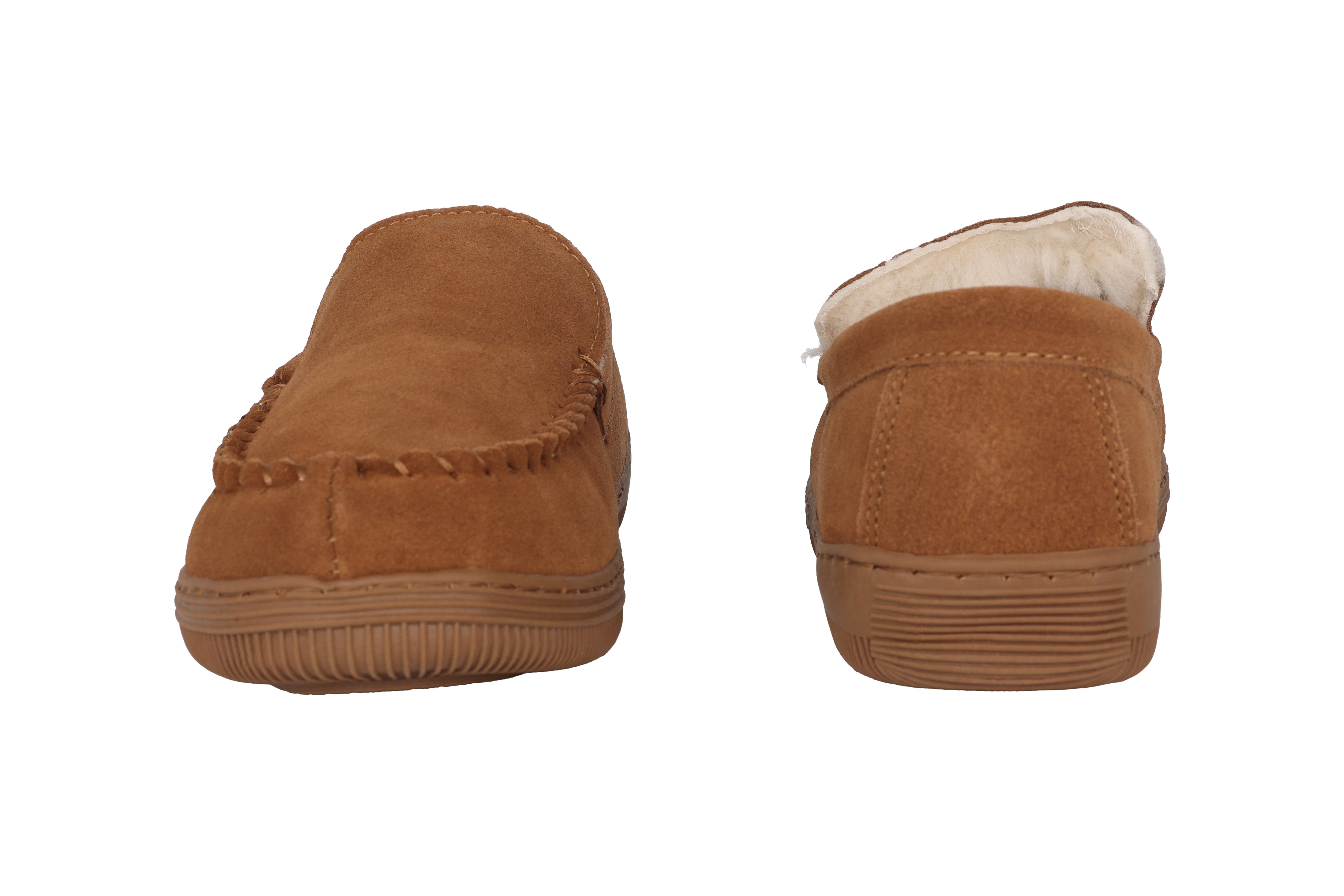 'Tesero' men's warmlined indoor home slipper - Brown
