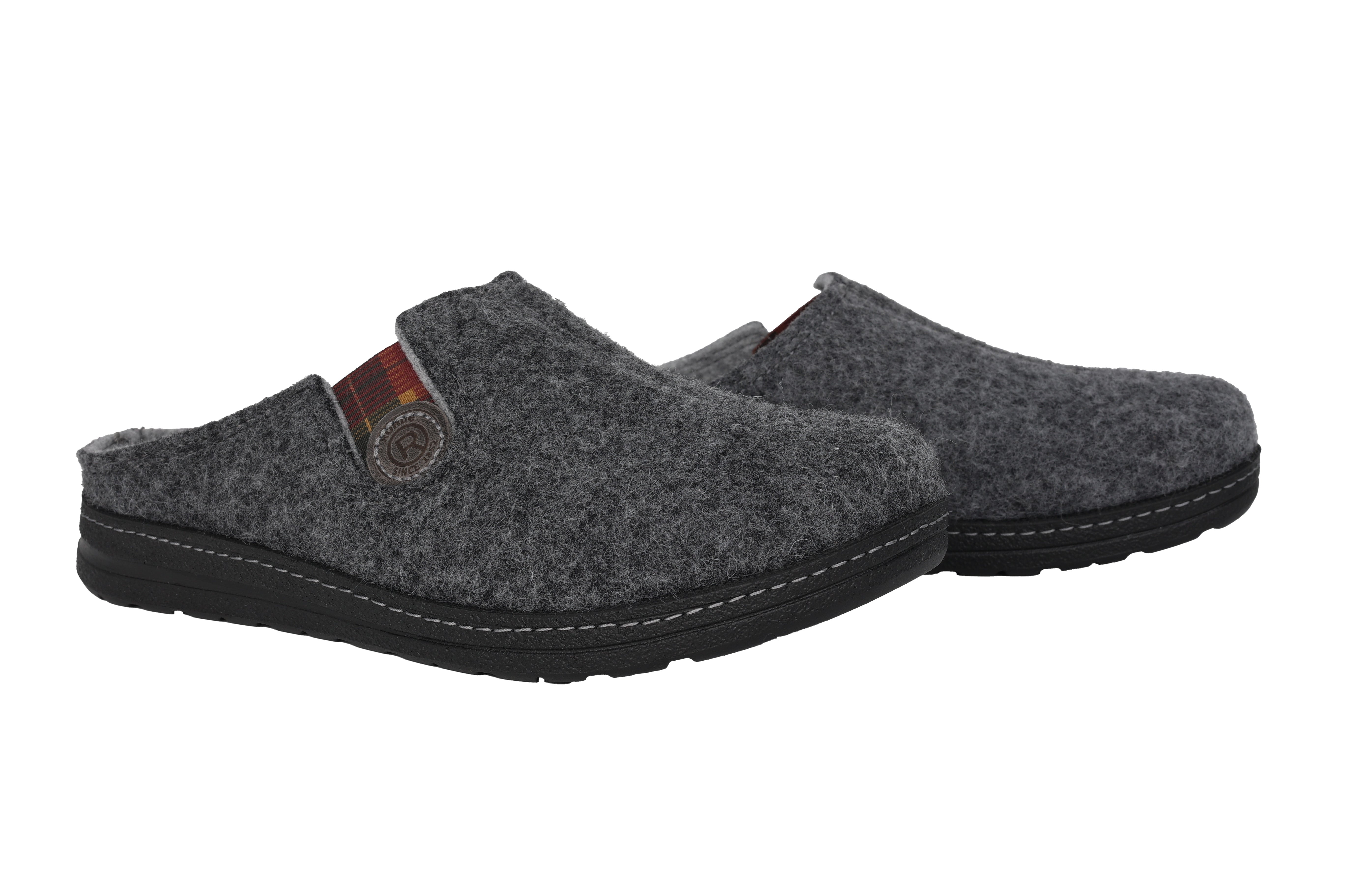 'Asiago' men's homeslippers - Grey