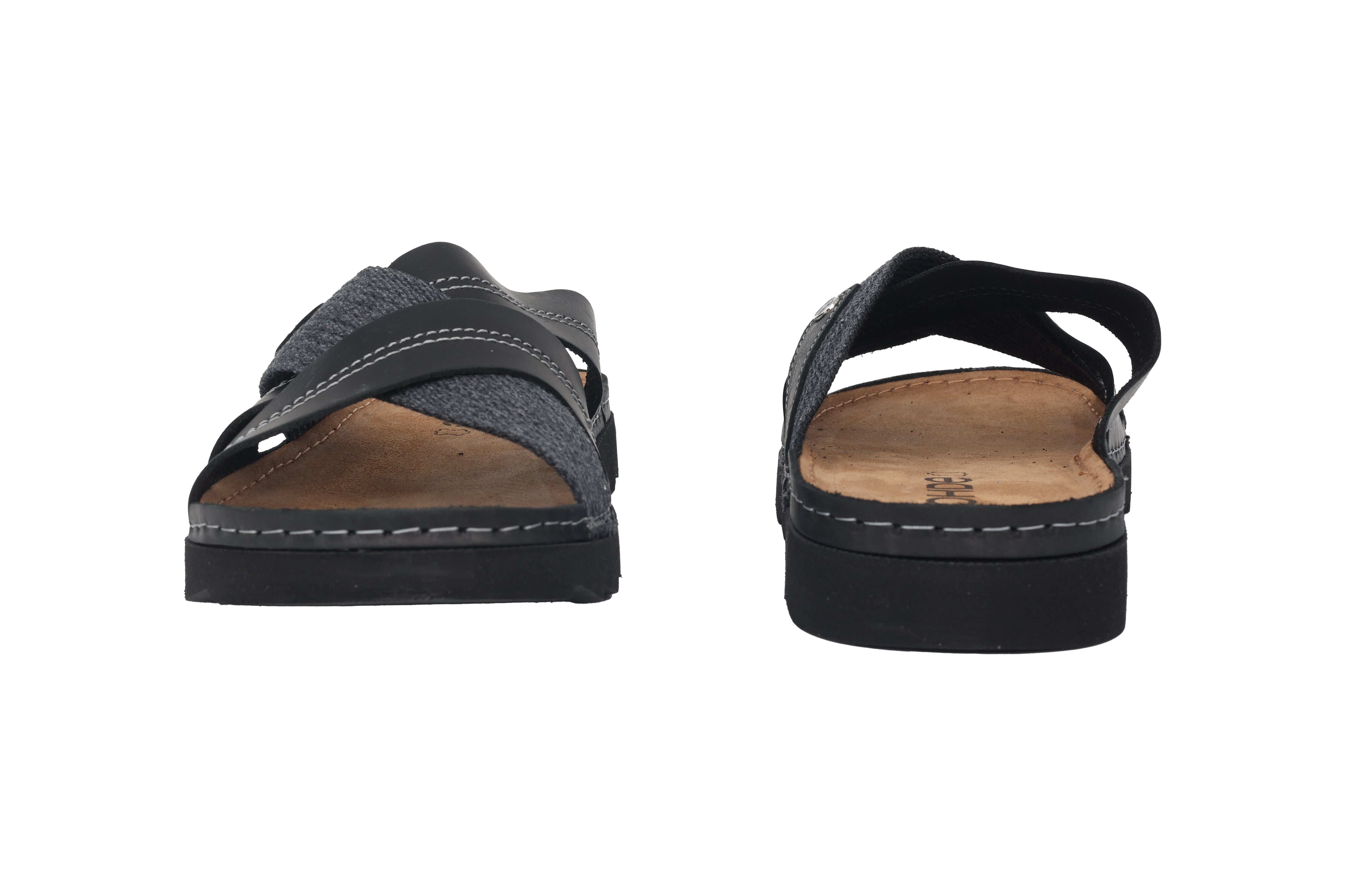 'Foggia' men's sandal - Black