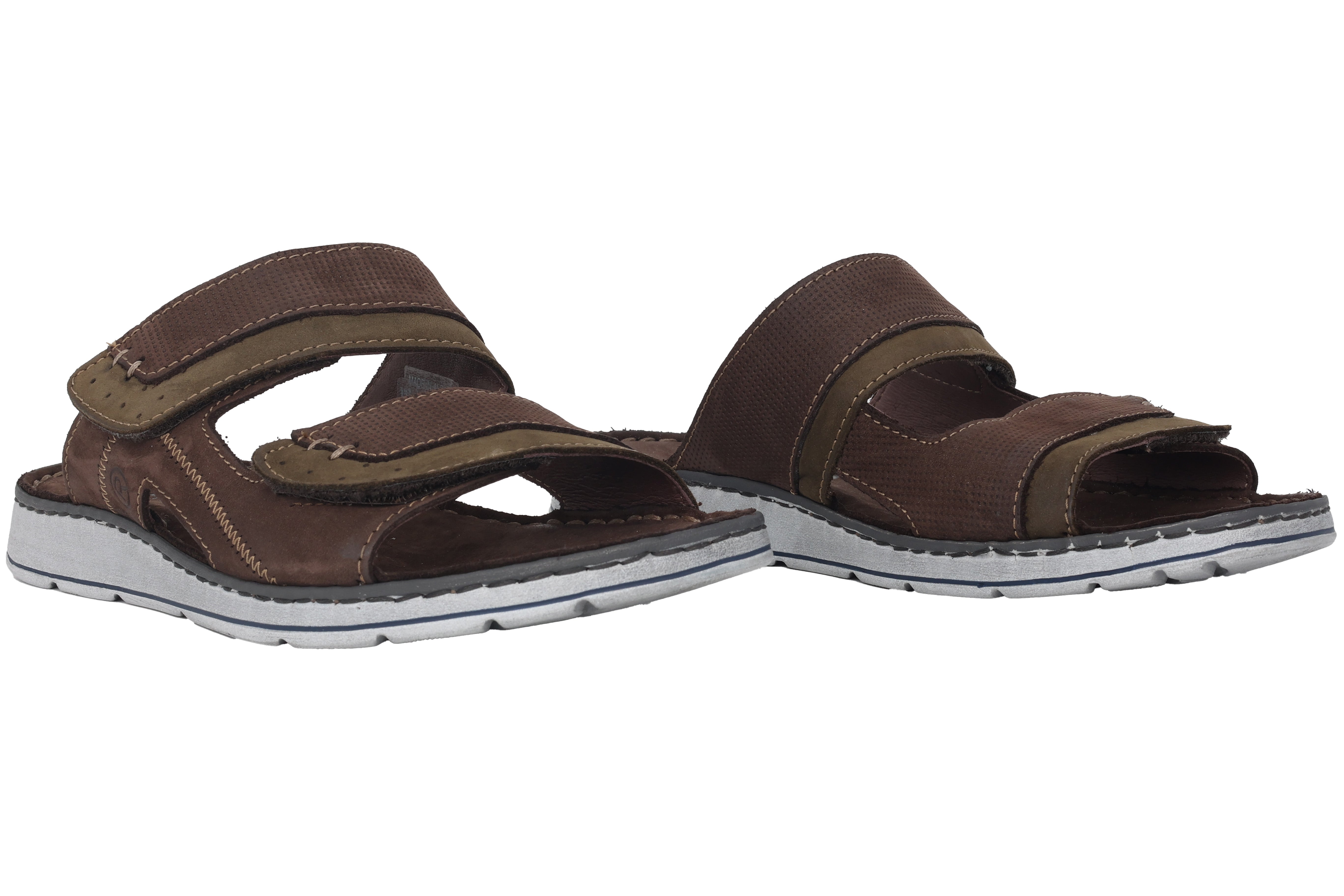 'Brunello' men's slide strap sandal - green