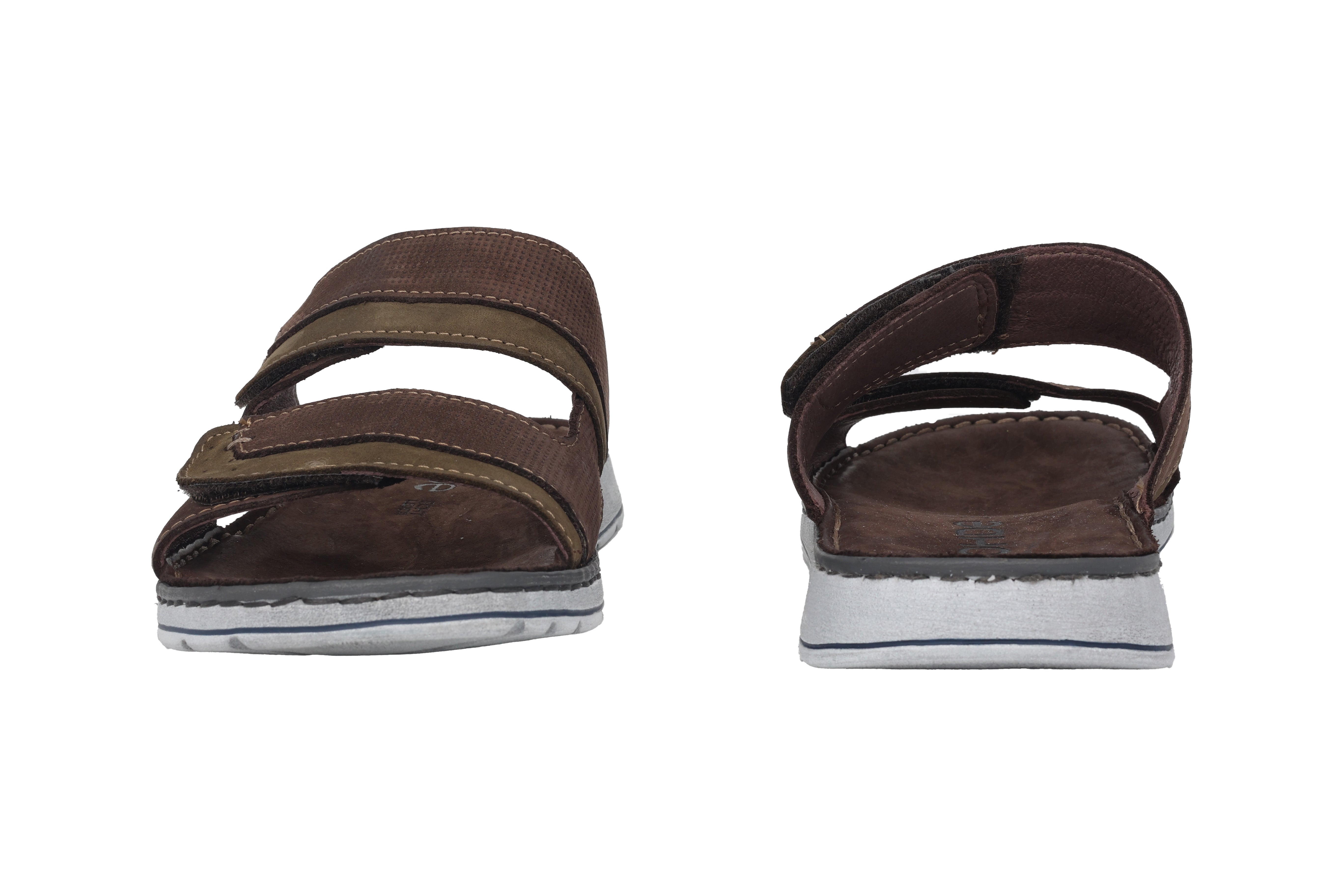 'Brunello' men's slide strap sandal - green