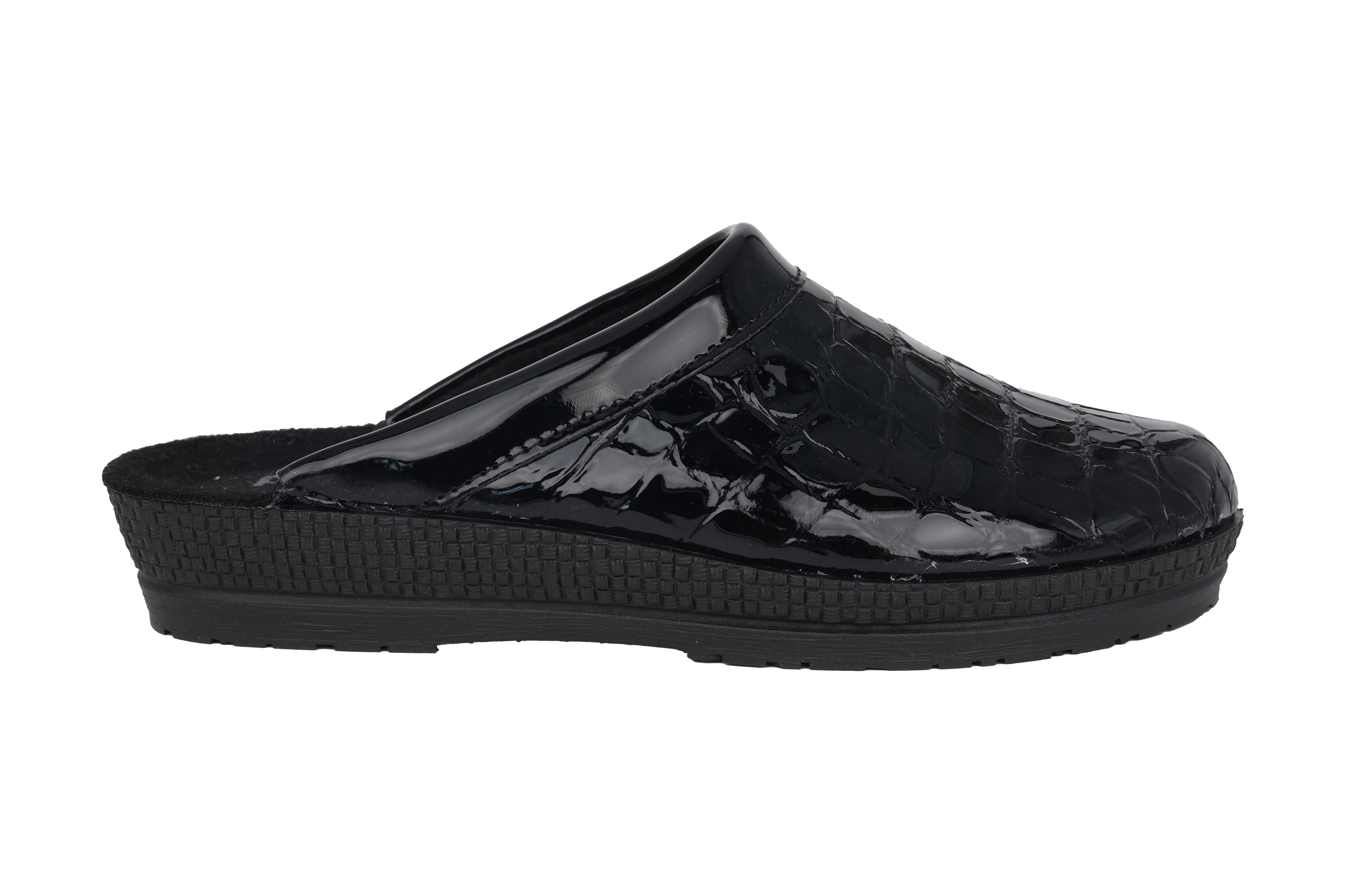 'Neustadt-D' women's indoor home slipper - black