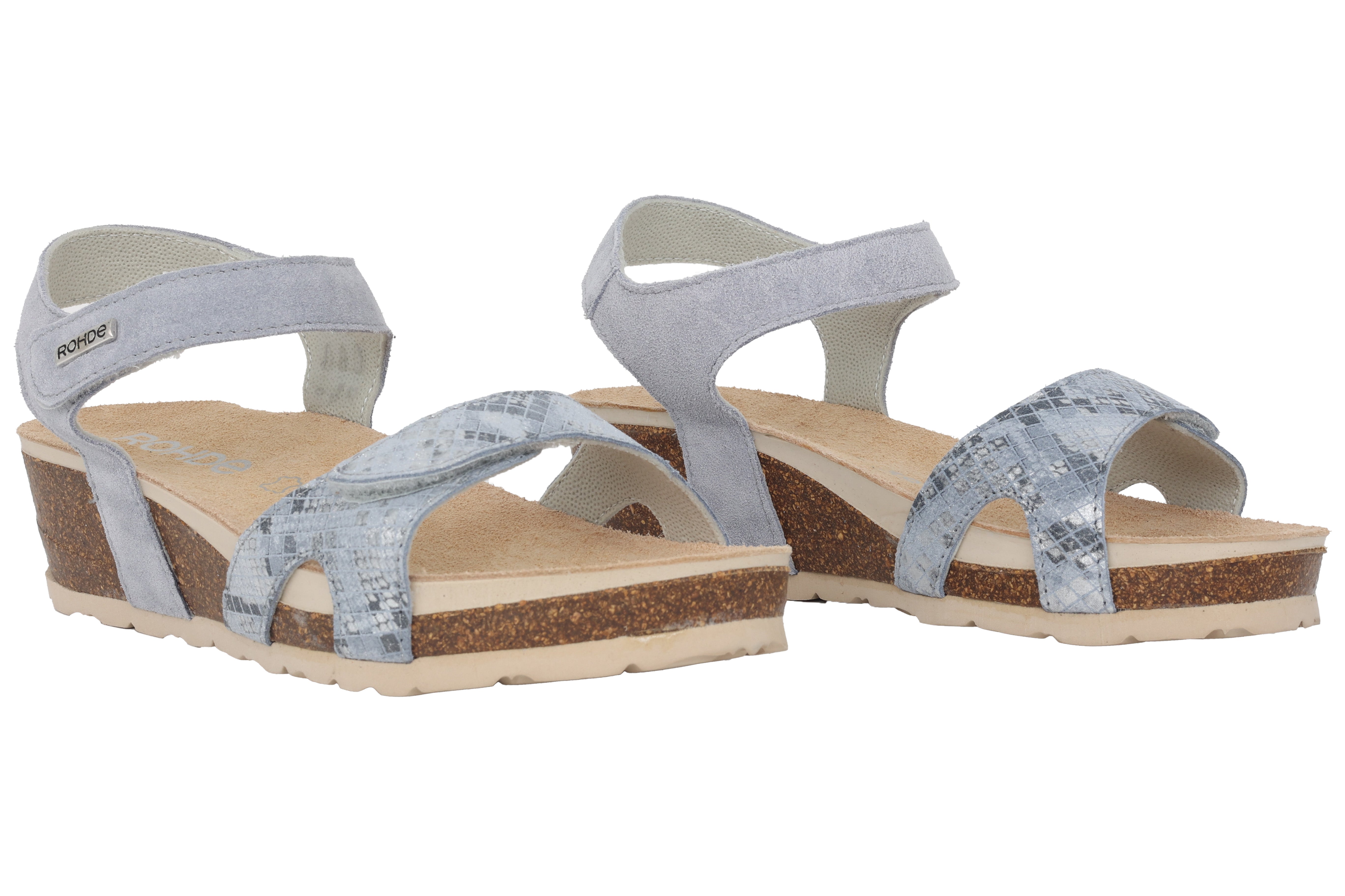'Elba' women's sandal - Blue
