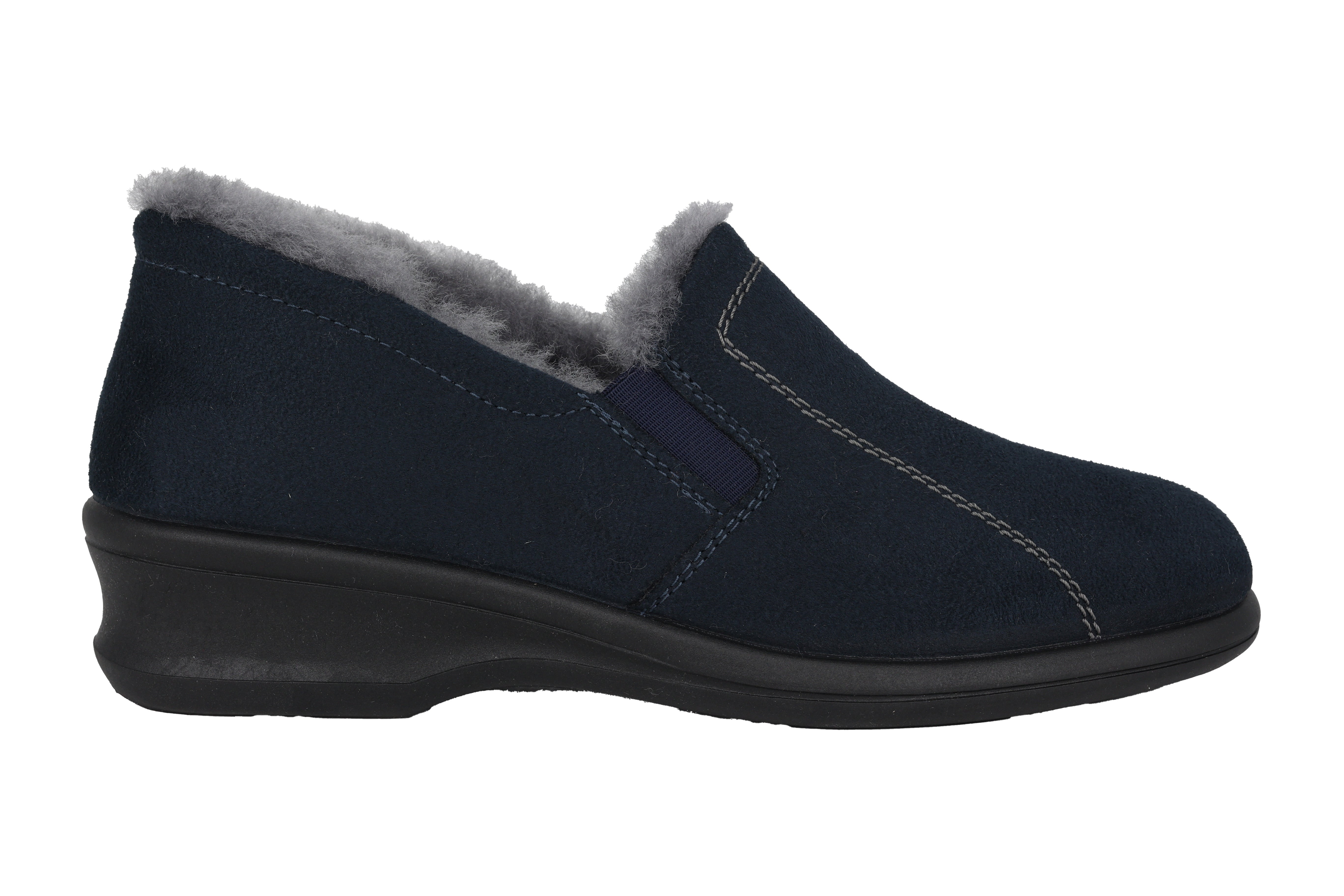 'Farun' women's warmlined home slipper - Blue