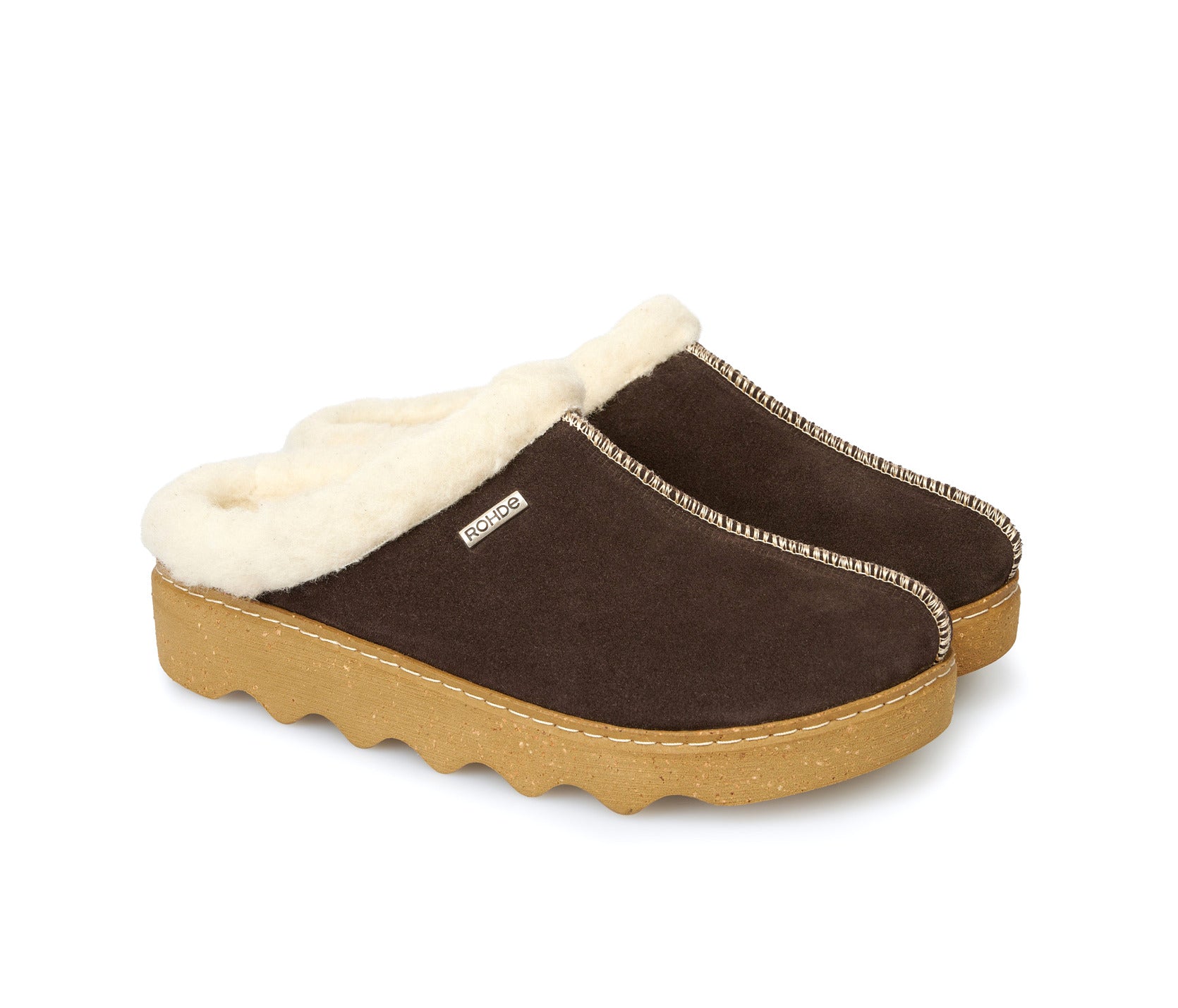 'Foggia-D' women's home slippers - Brown