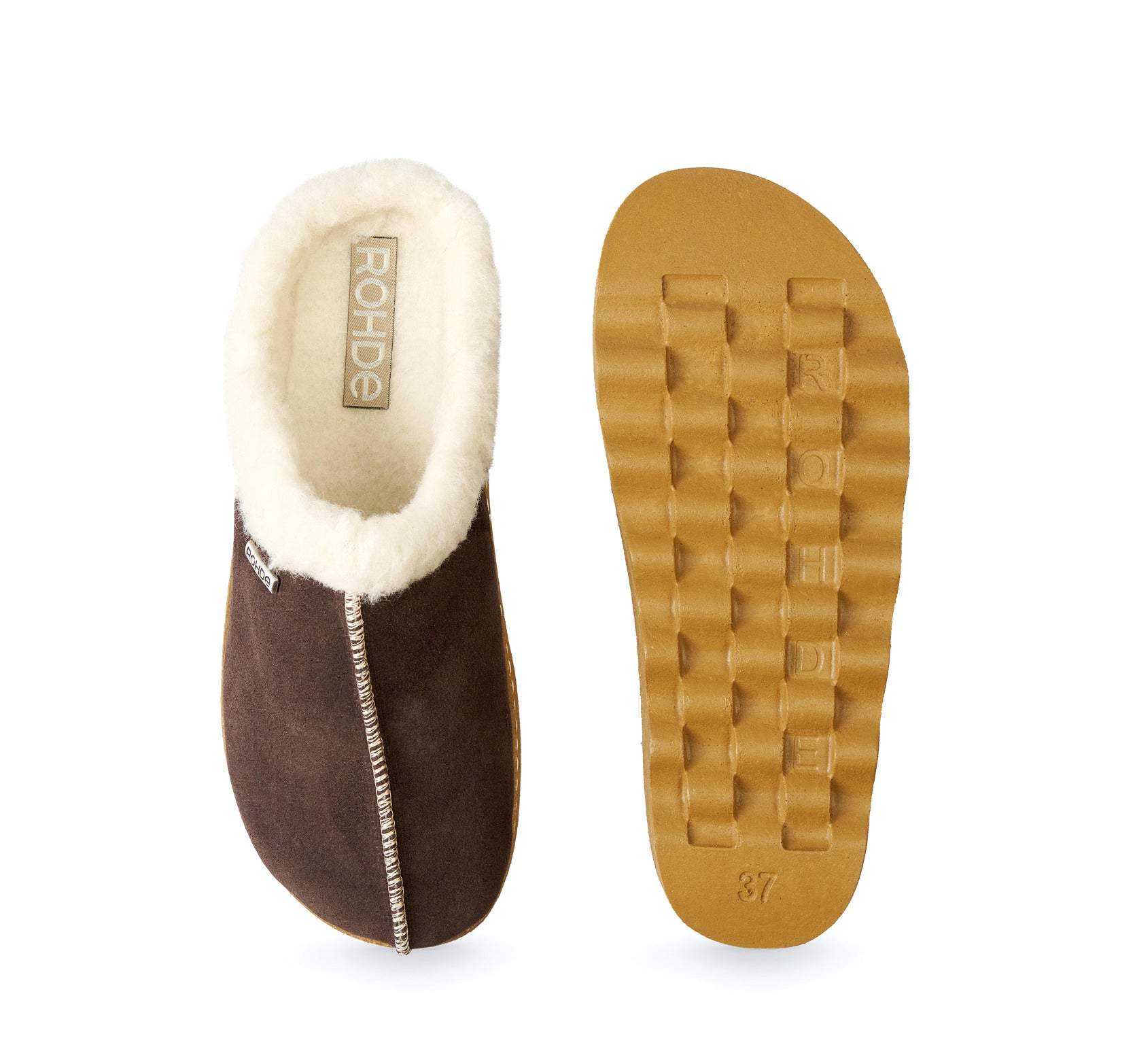 'Foggia-D' women's home slippers - Brown