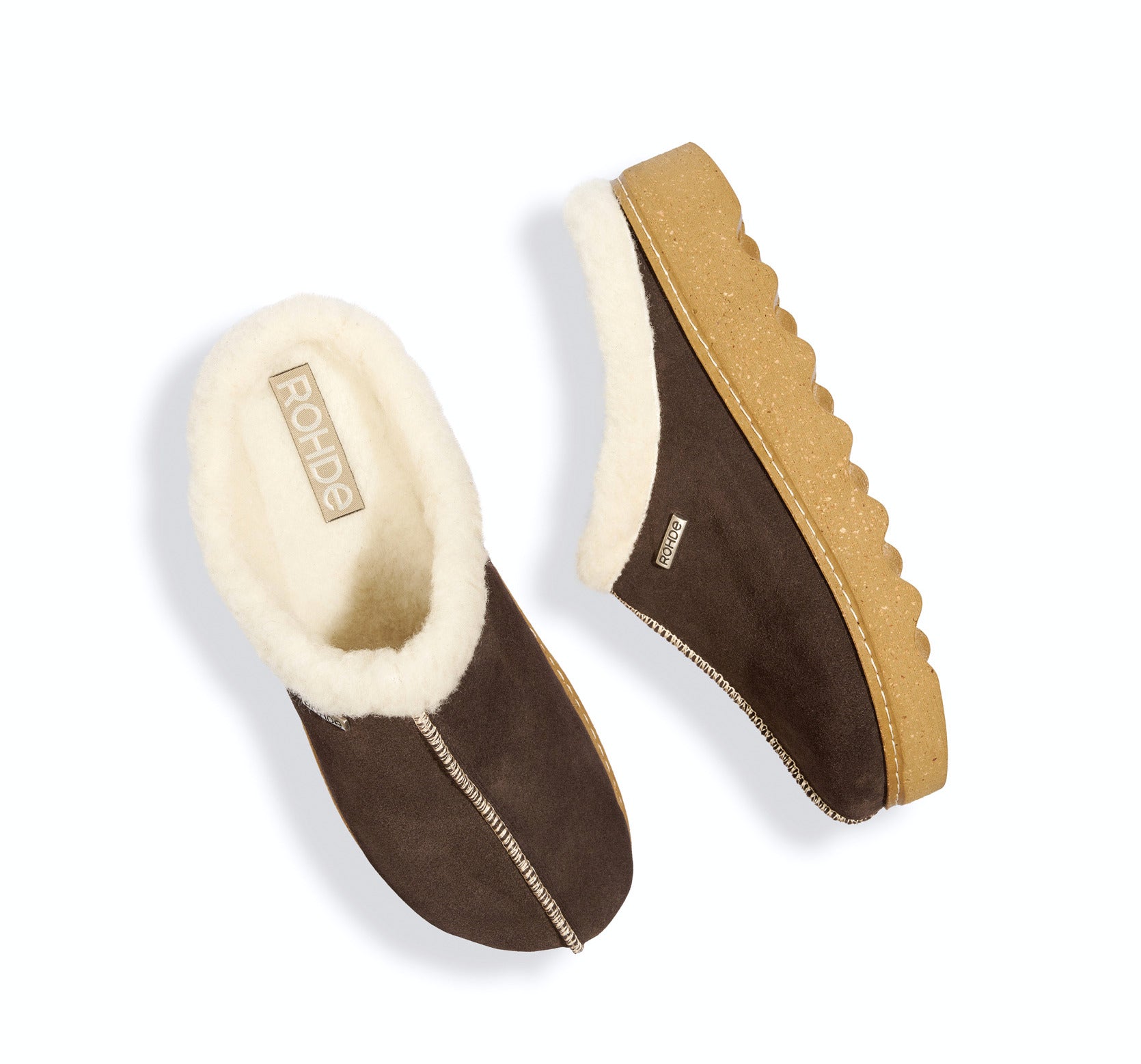 'Foggia-D' women's home slippers - Brown