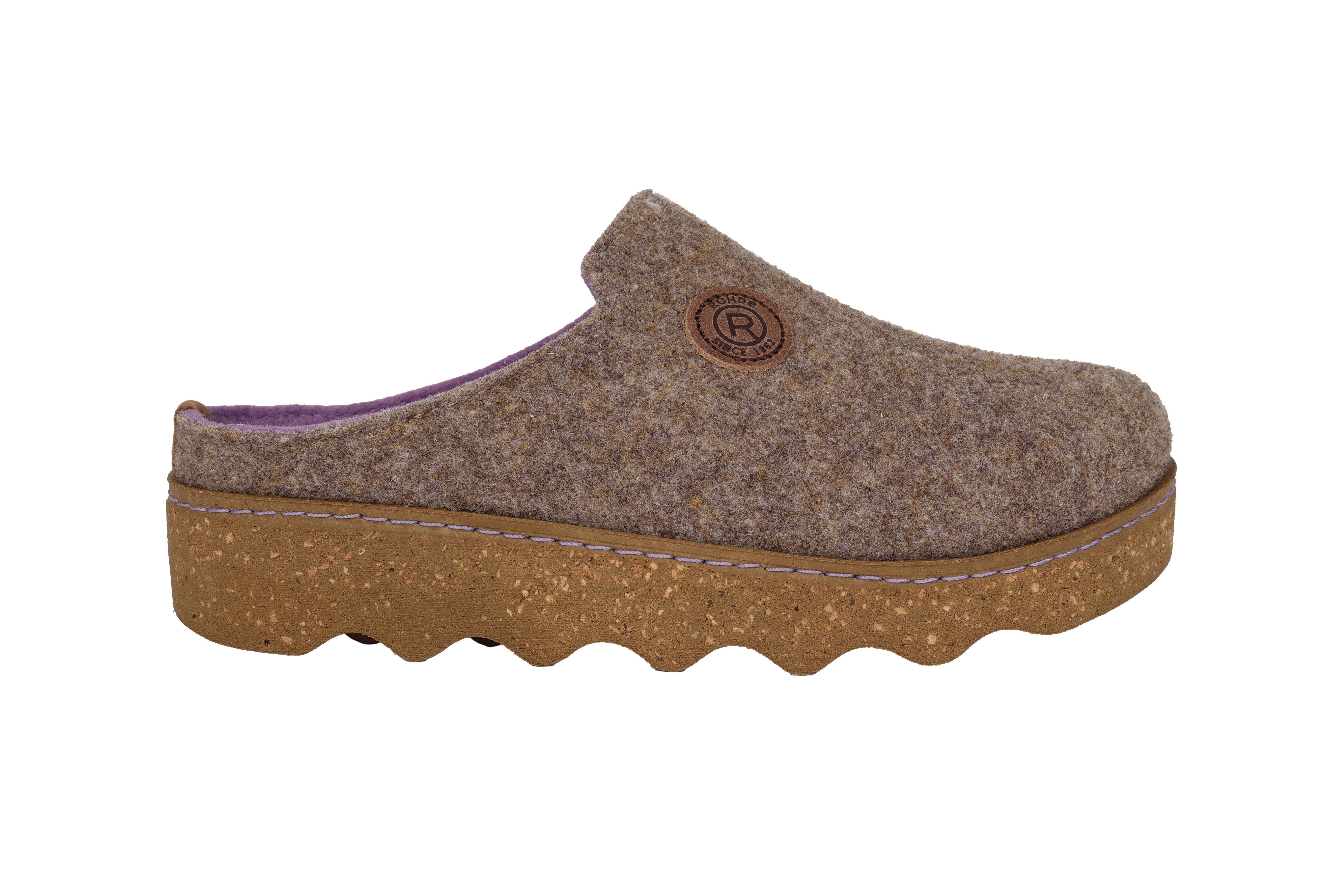 'Foggia-D' women's homeslipper - Brown