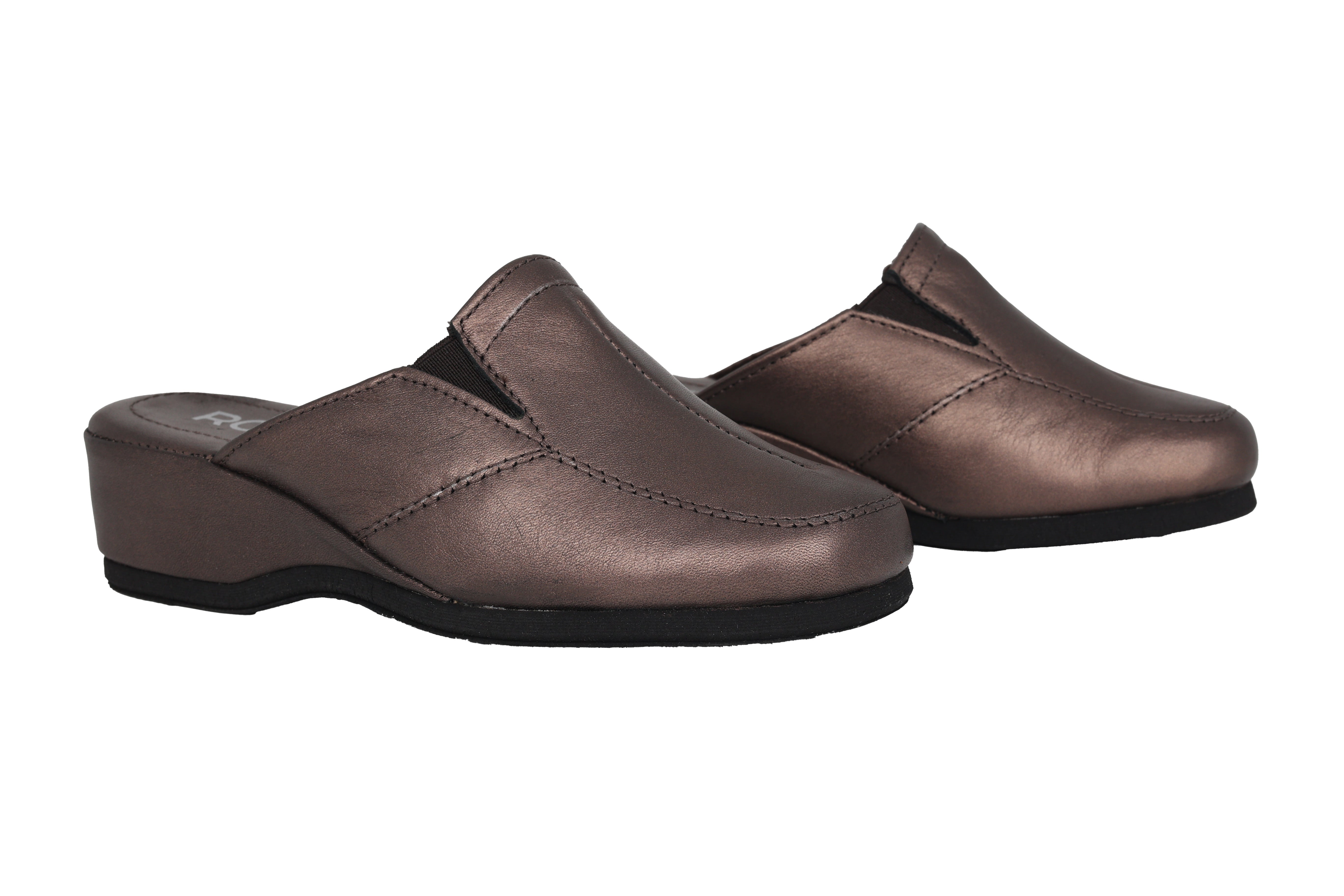 'Mandal' women's home slipper - bronze