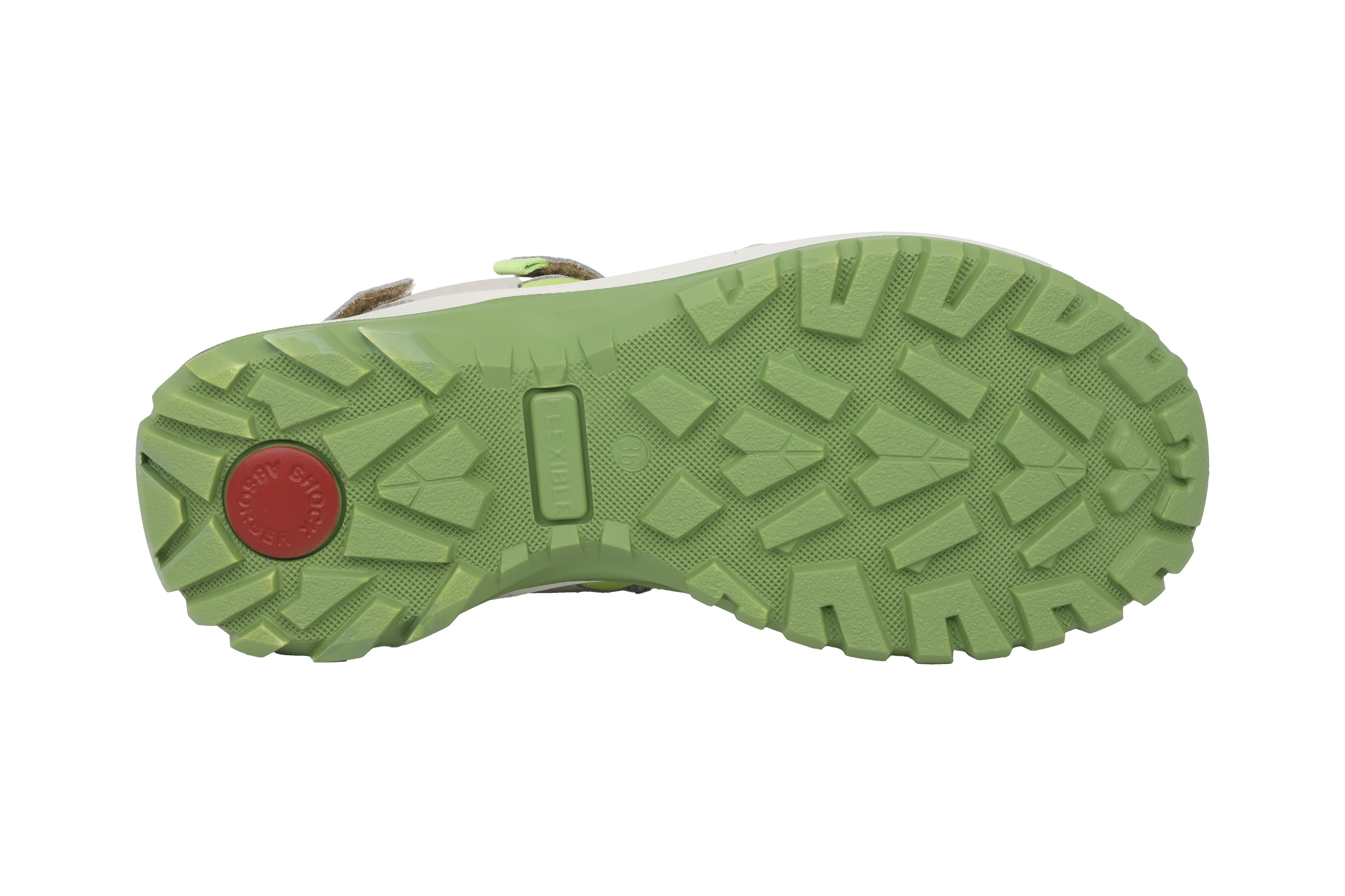 'Novara' women's sandal - green mix