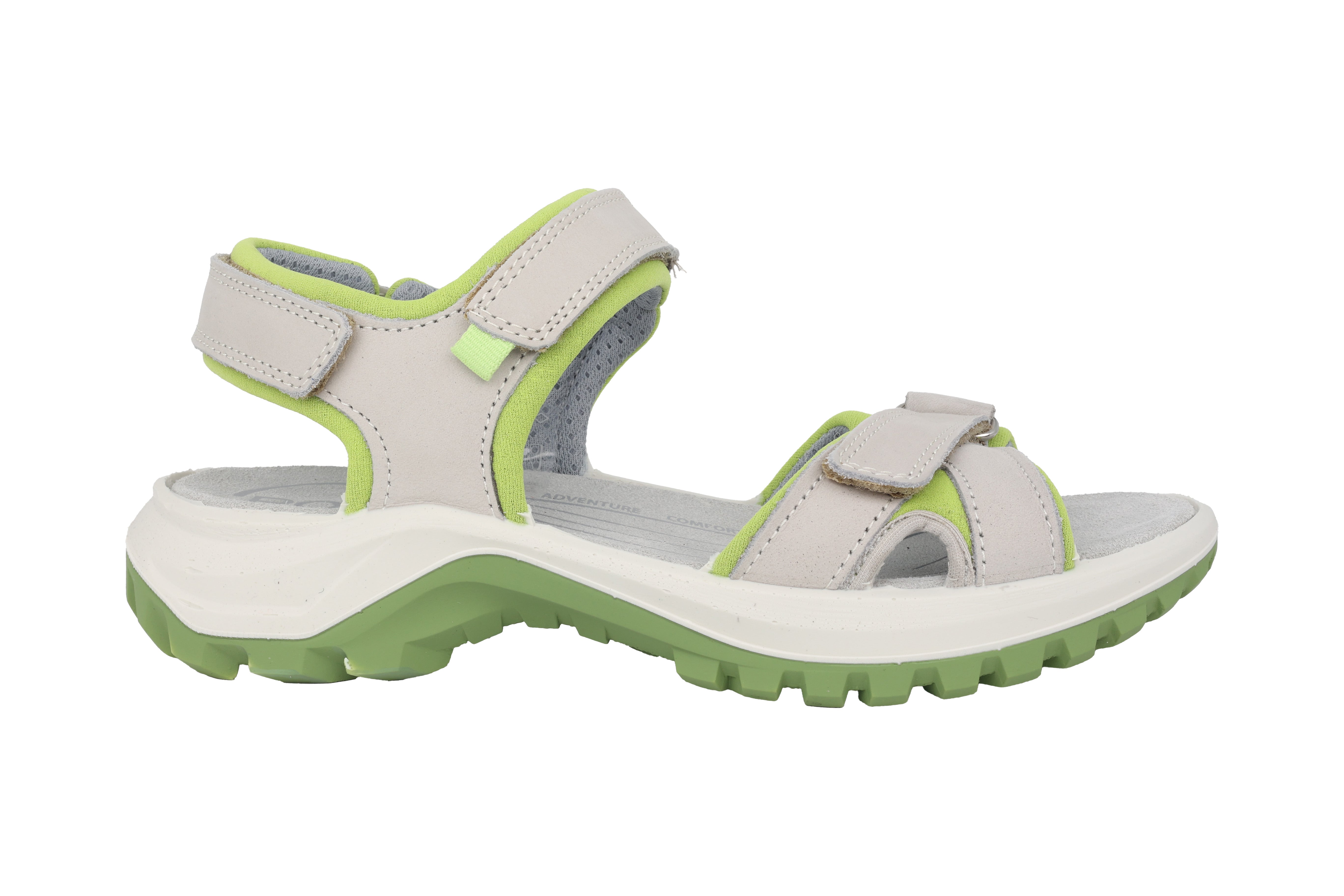 'Novara' women's sandal - green mix