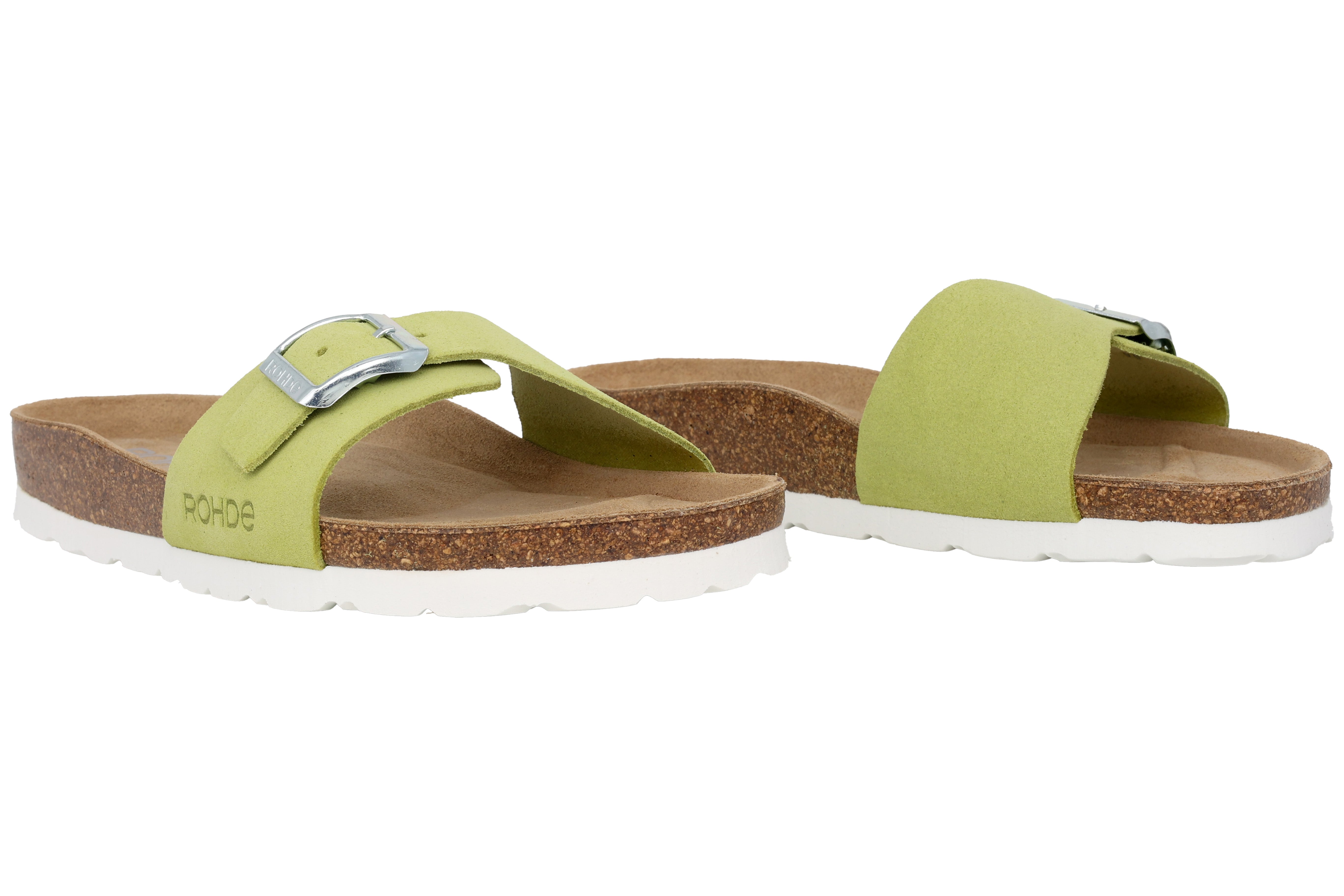 'Alba'  women's outdoor mule slide sandal - green