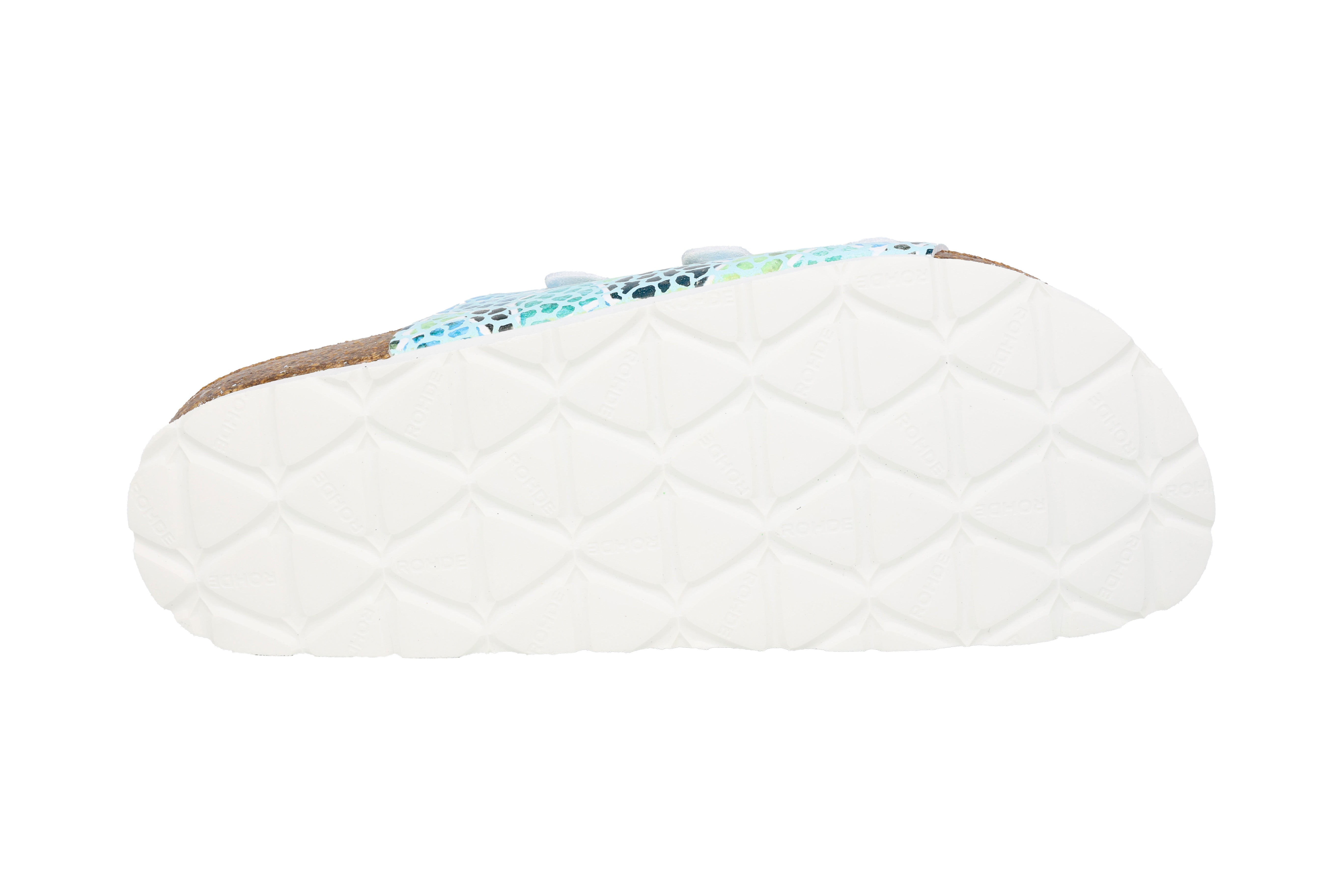 'Alba' women's sandal - blue mix