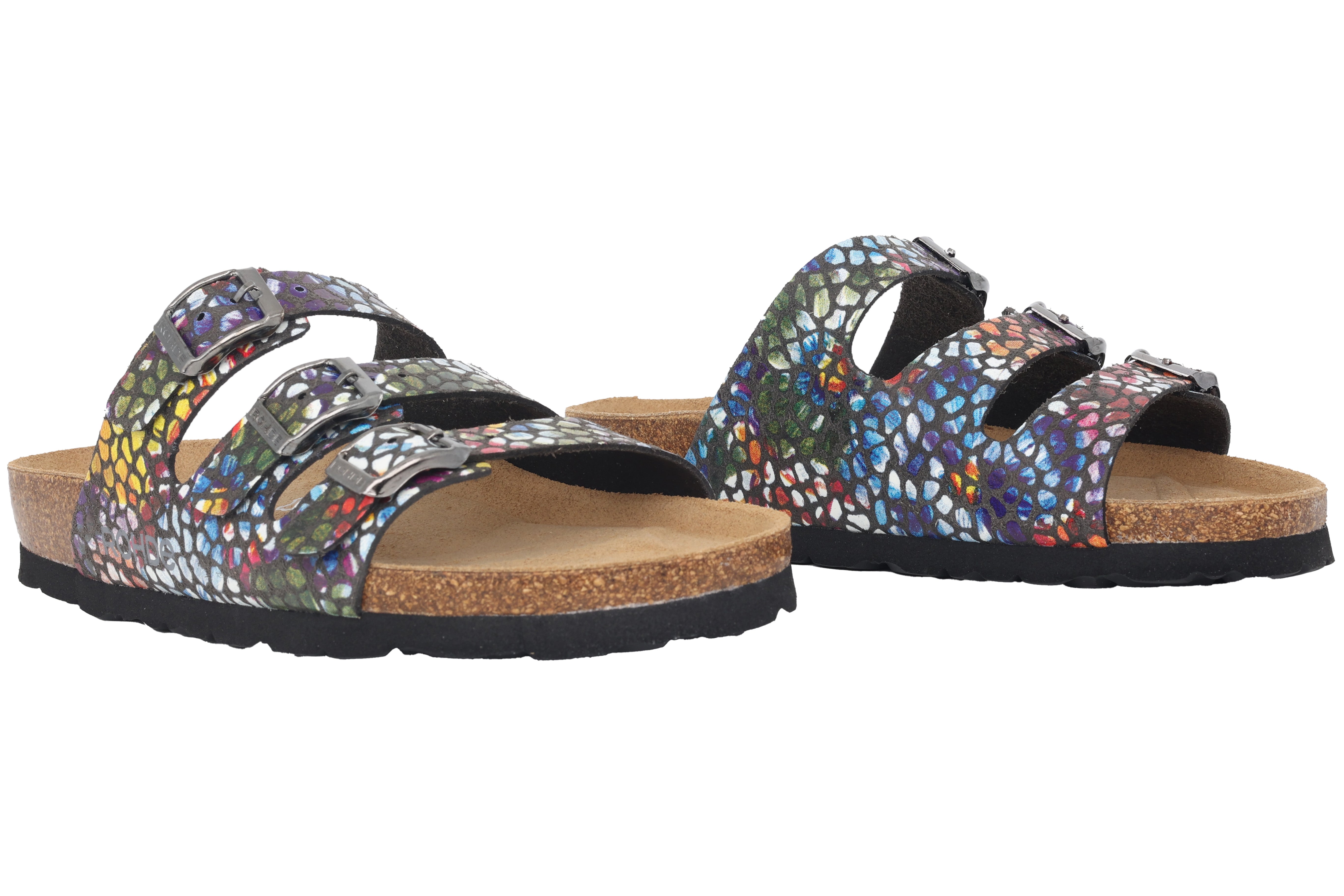 'Alba' women's sandal - Multicolour