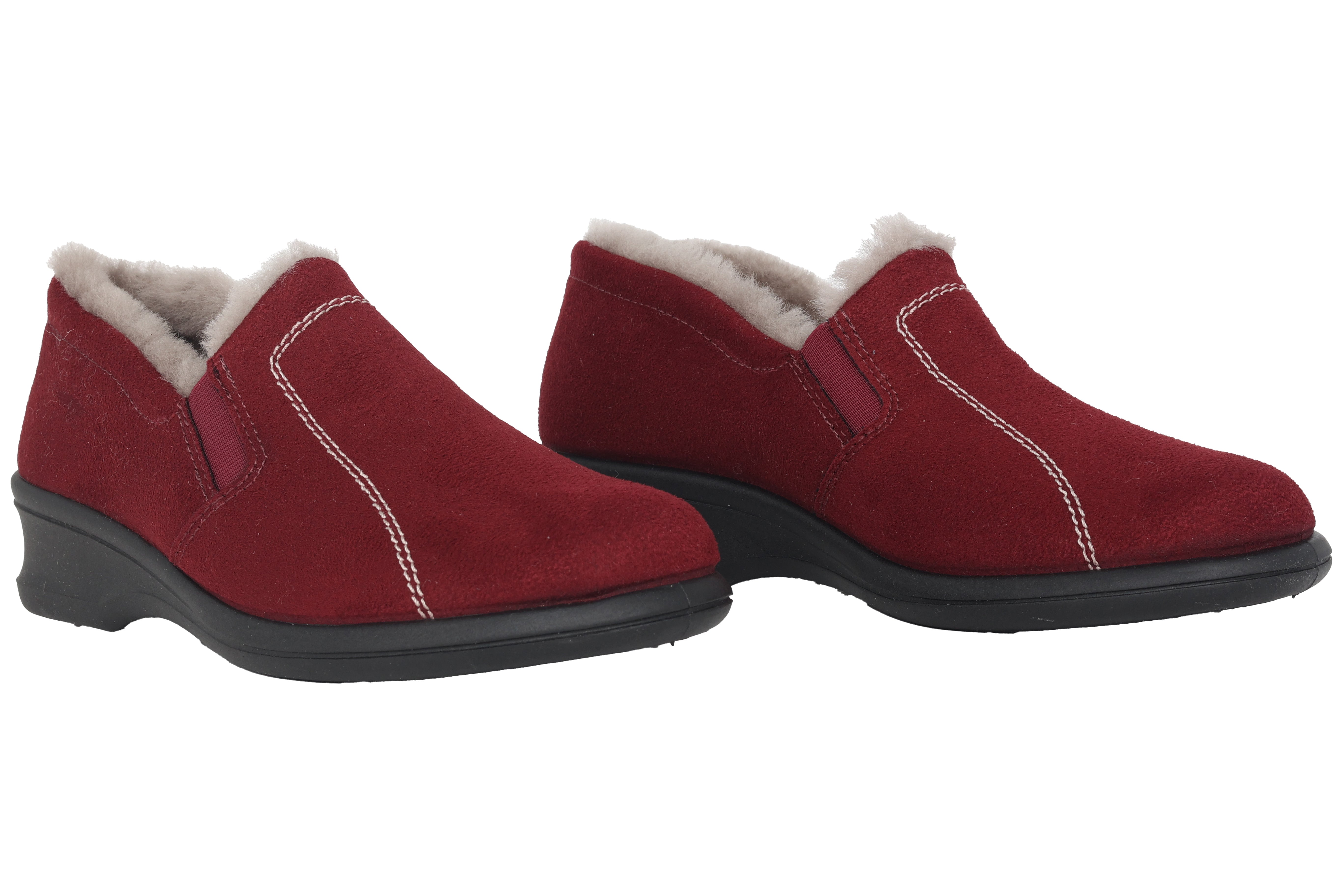 'Farun' women's warmlined home slipper - Red