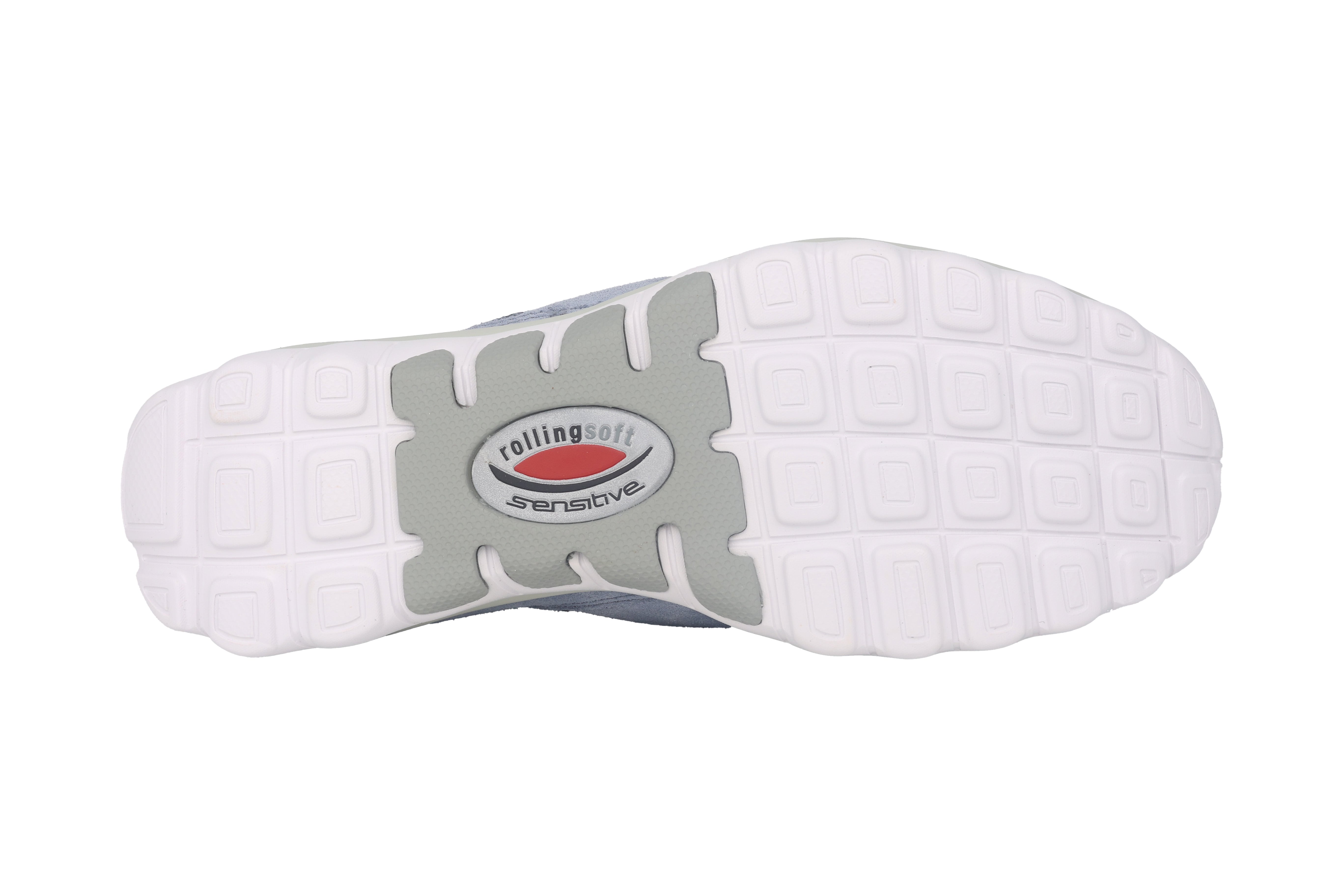 '66.966.26' women's walking rolling perforated shoes - blue