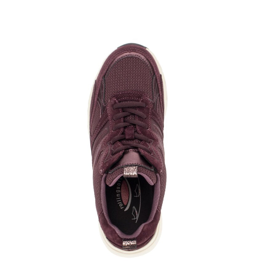 '0302.01.003' women's low sneaker - red