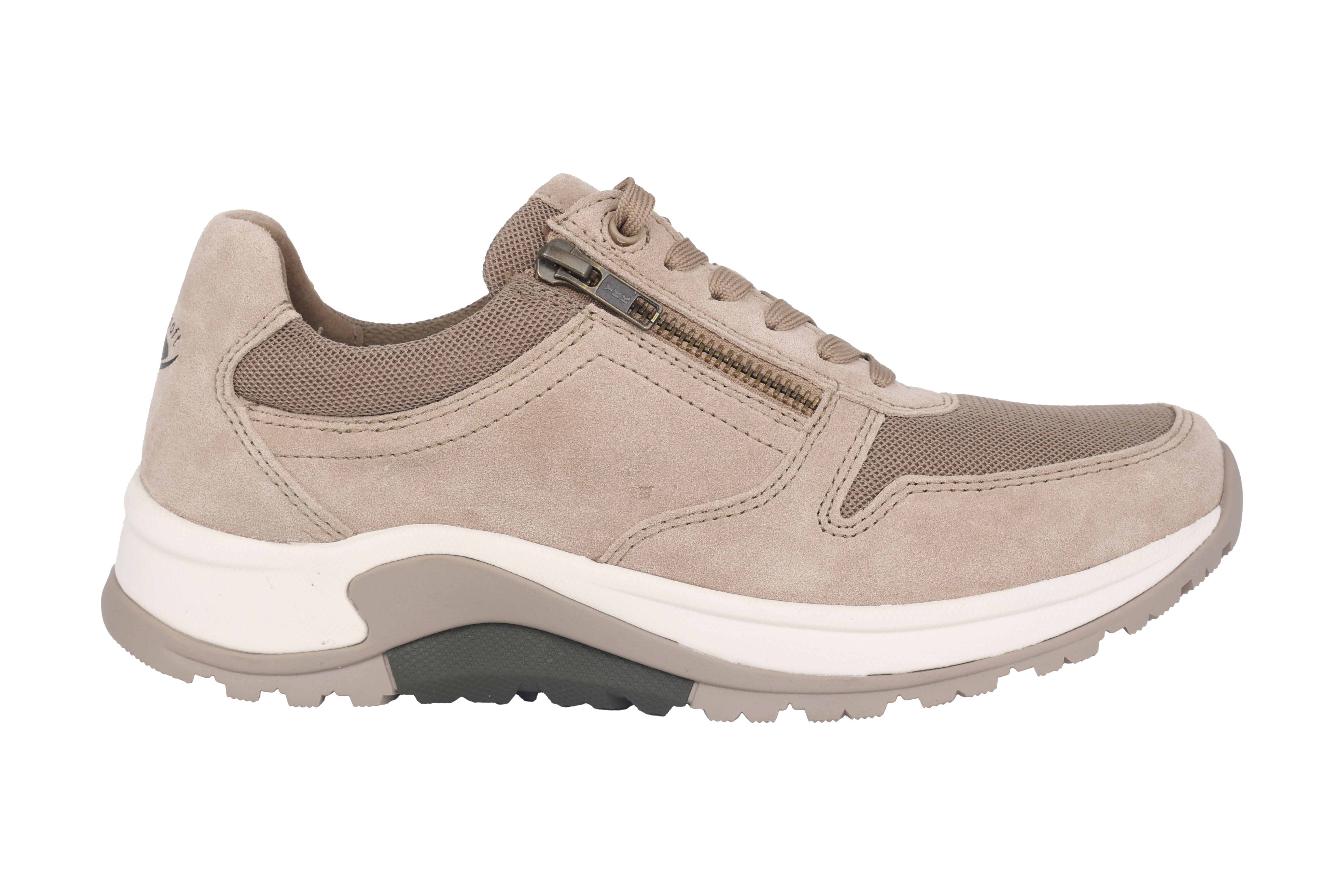 '8000.14.03' men's walking rolling lace-up sneakers - beige mix