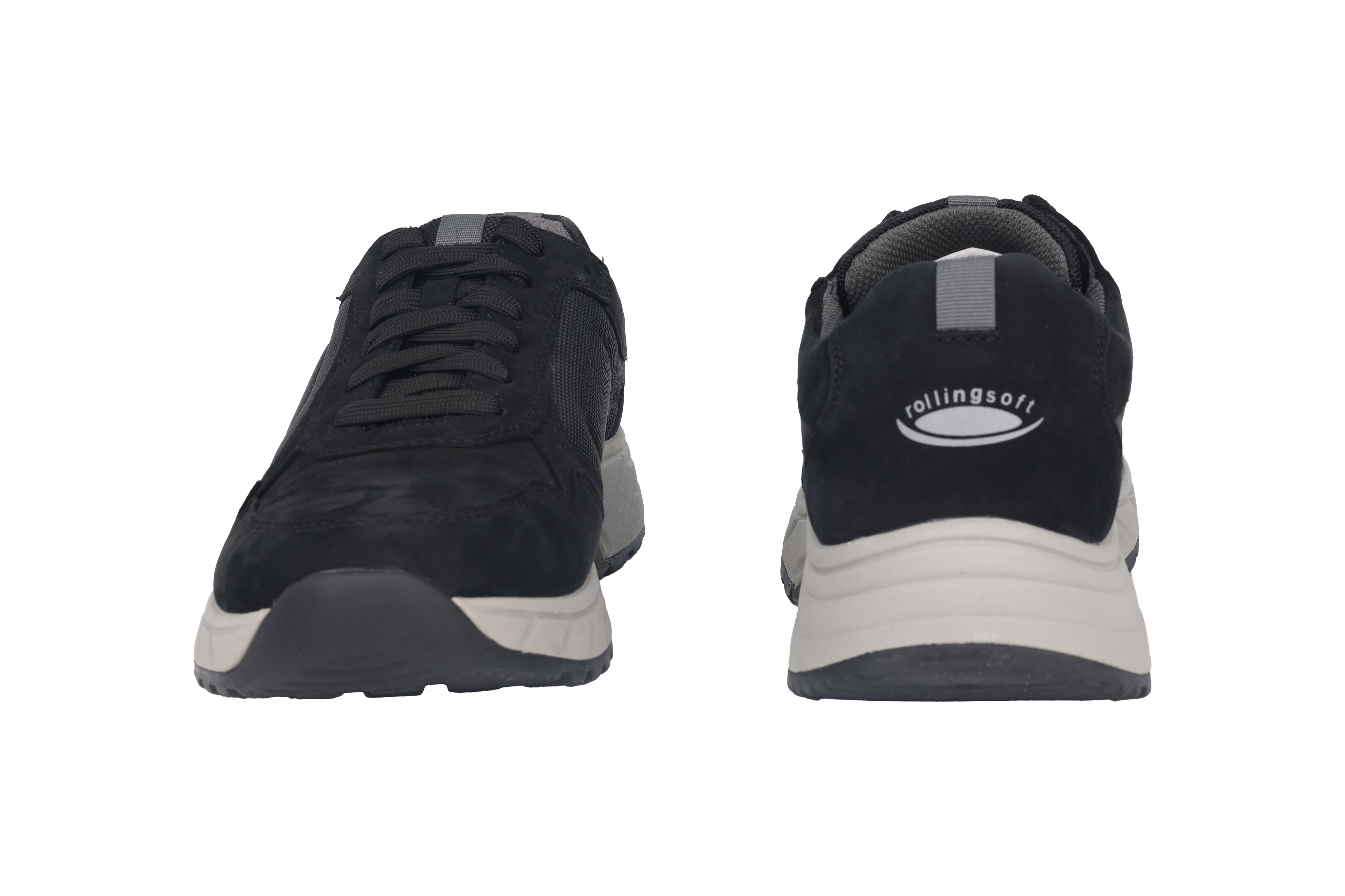 '8002.10.01' ' men's walking running rolling shoes - black