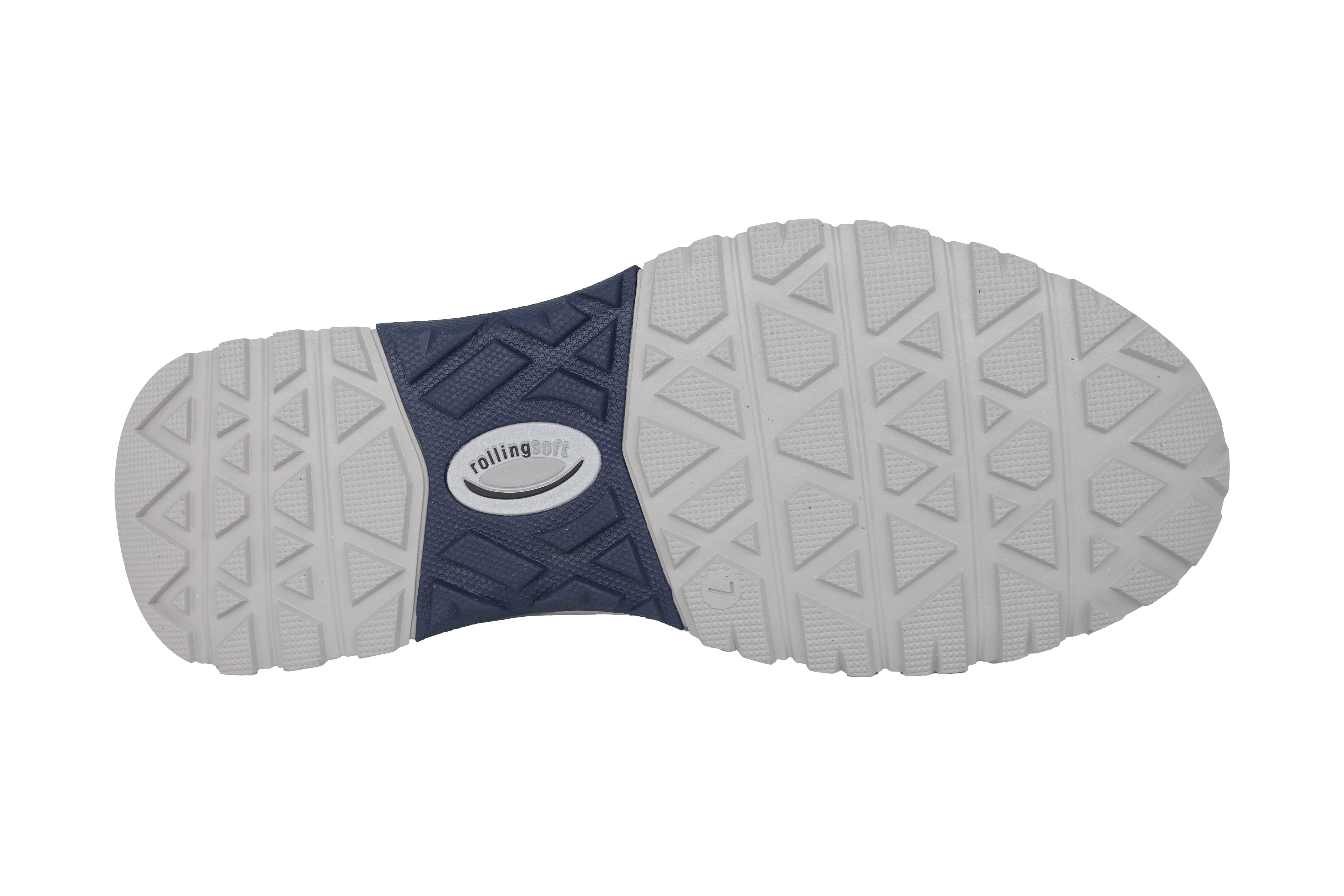 '8000.14.02' men's walking rolling lace-up sneaker - grey