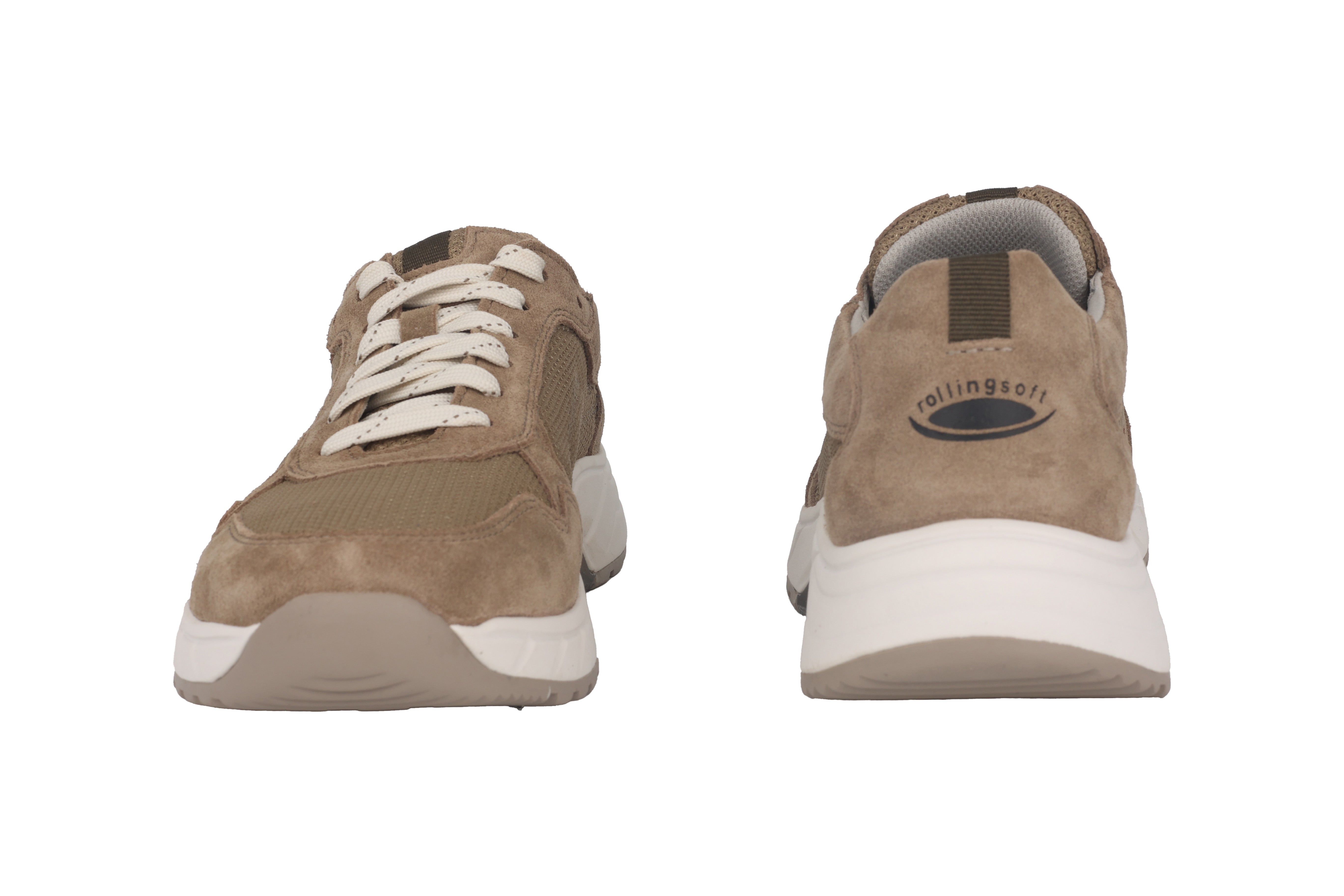 '8002.13.03' men's walking rolling sneakers - brown