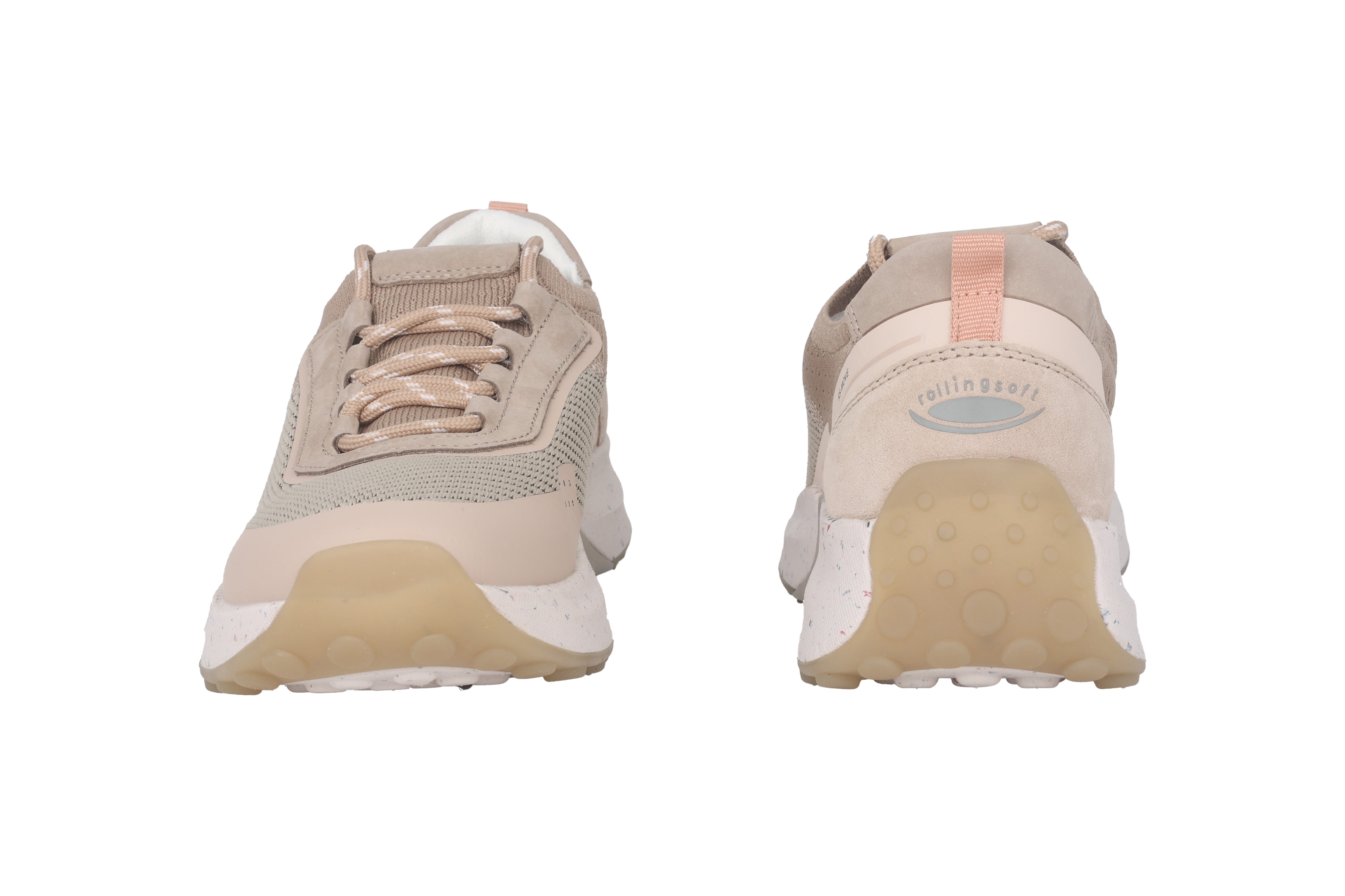 Rollschuh-Schnürsneaker '26.996.31' für Damen – Beige