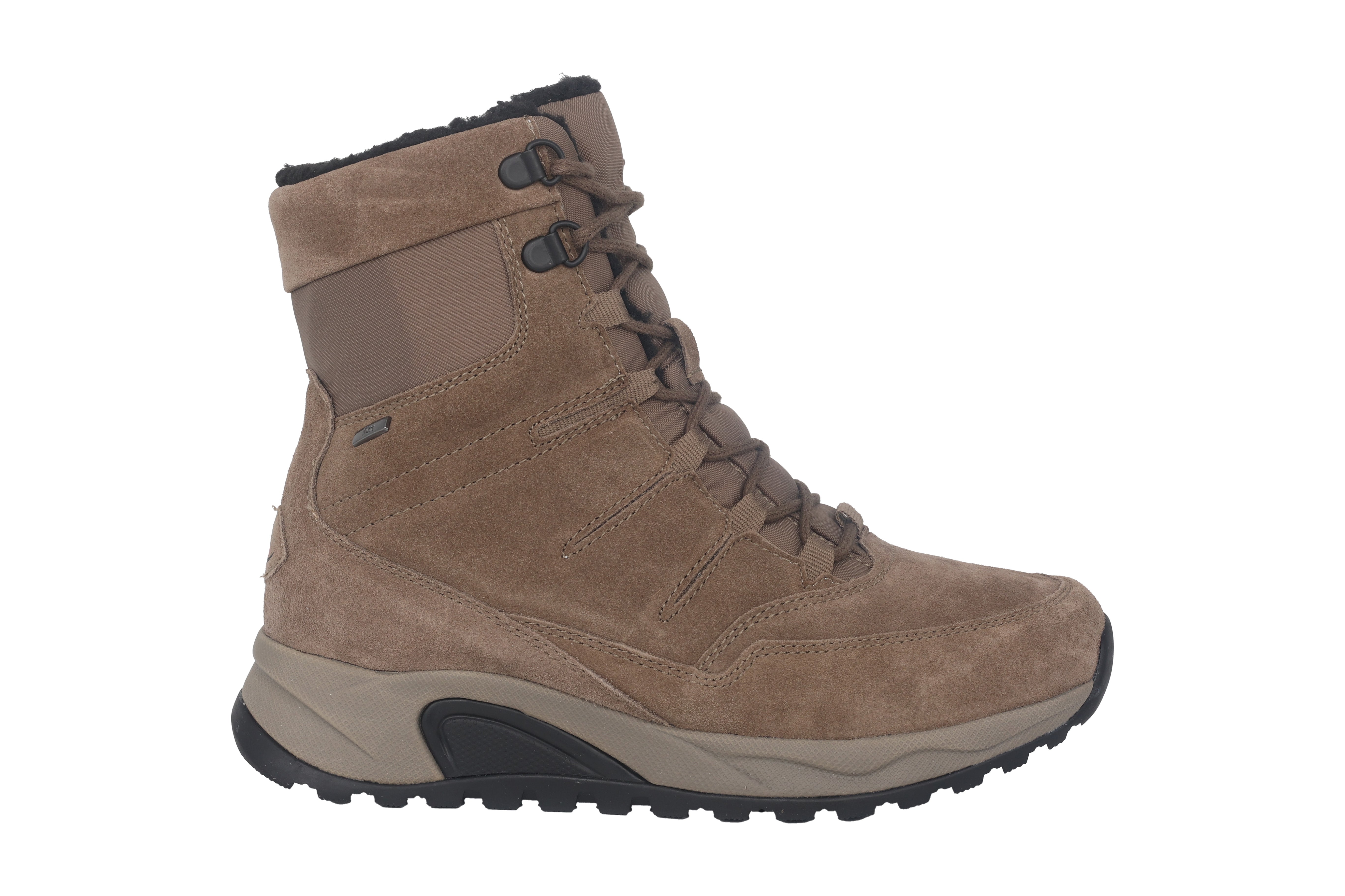 '76.807.30' women's waterproof warmlined rolling walking boot - Brown