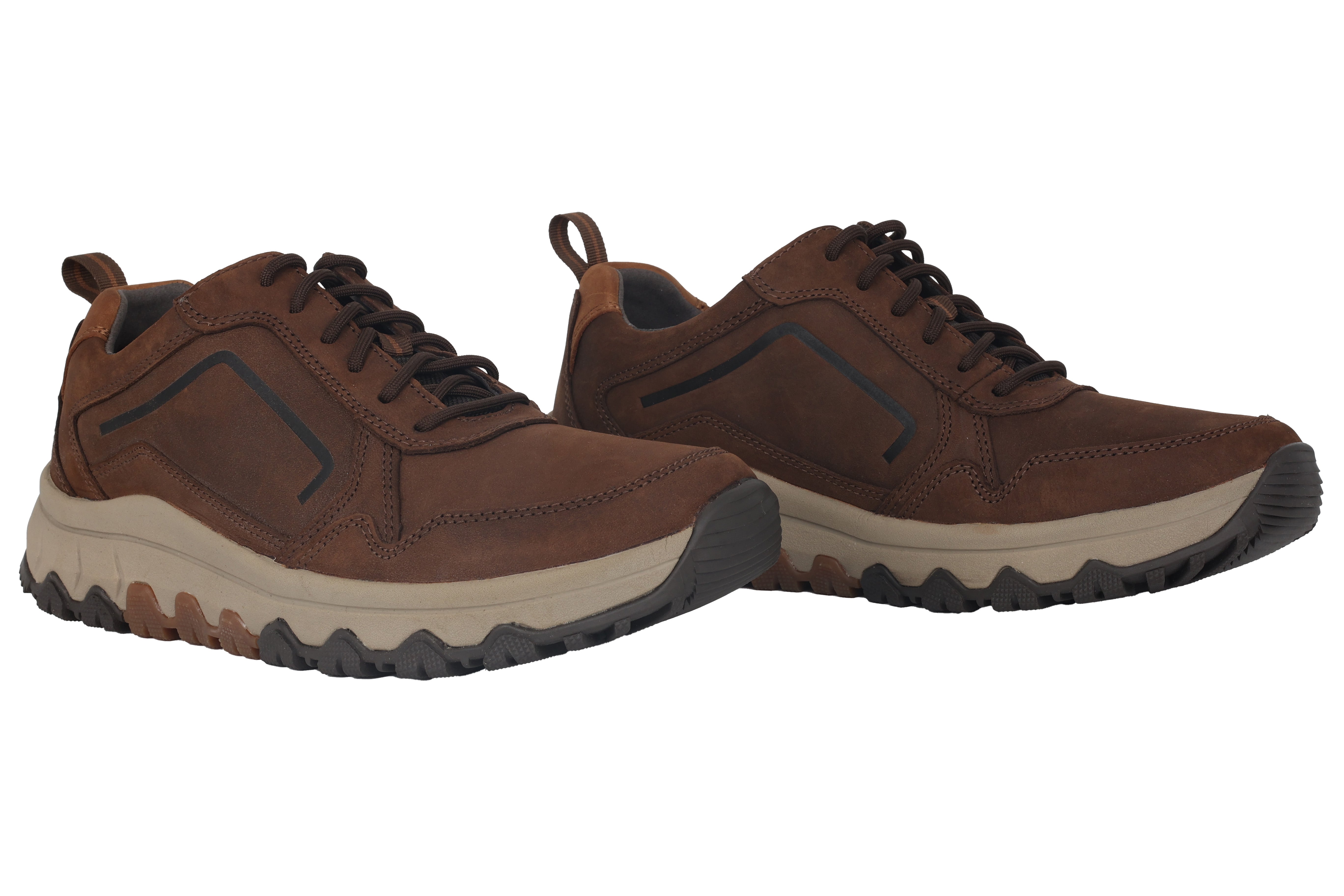 '8005.10.03' men's walking rolling lace-up sneaker - Brown