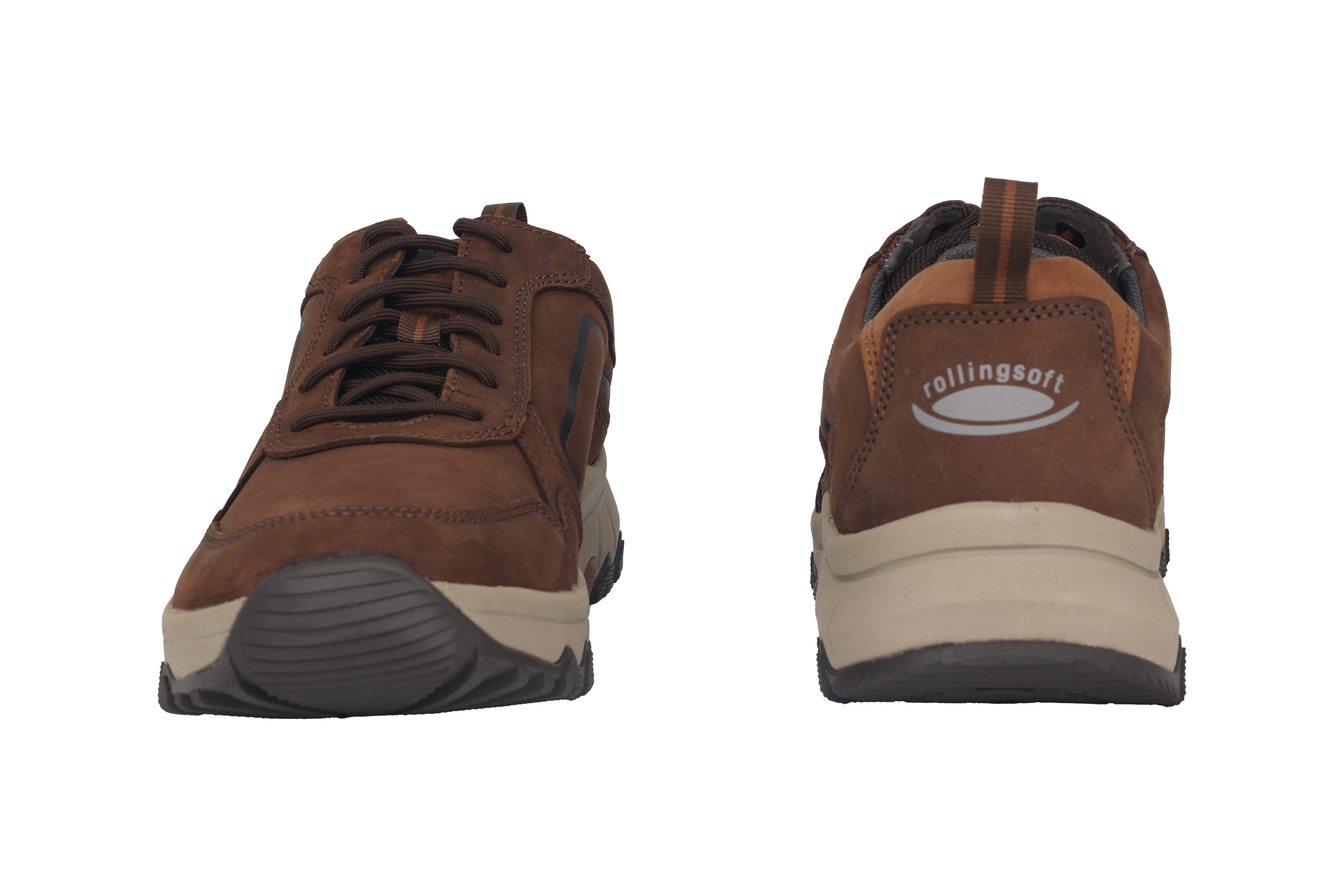 '8005.10.03' men's walking rolling lace-up sneaker - Brown