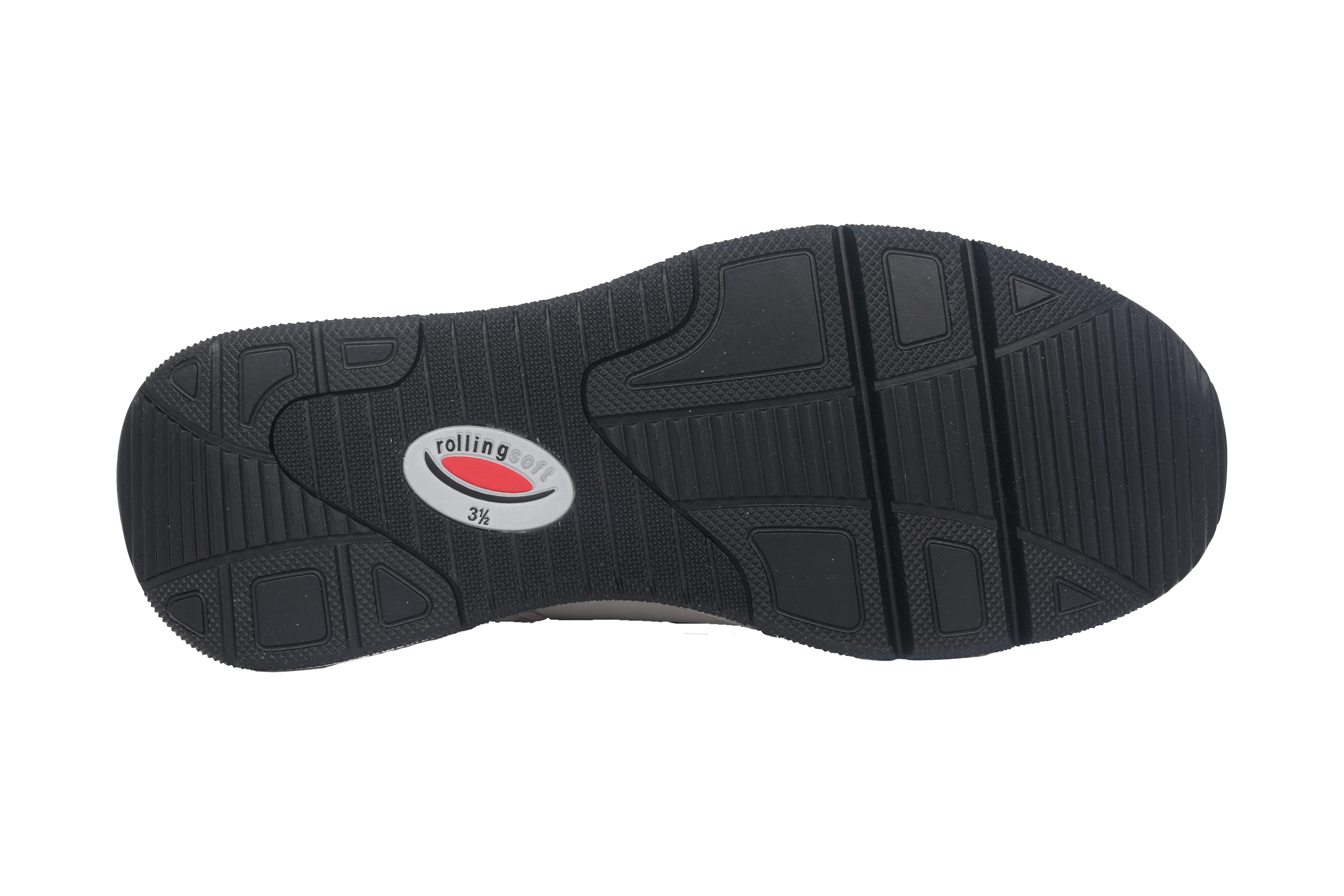 '26.895.40' women's walking running rolling sneaker - grey beige