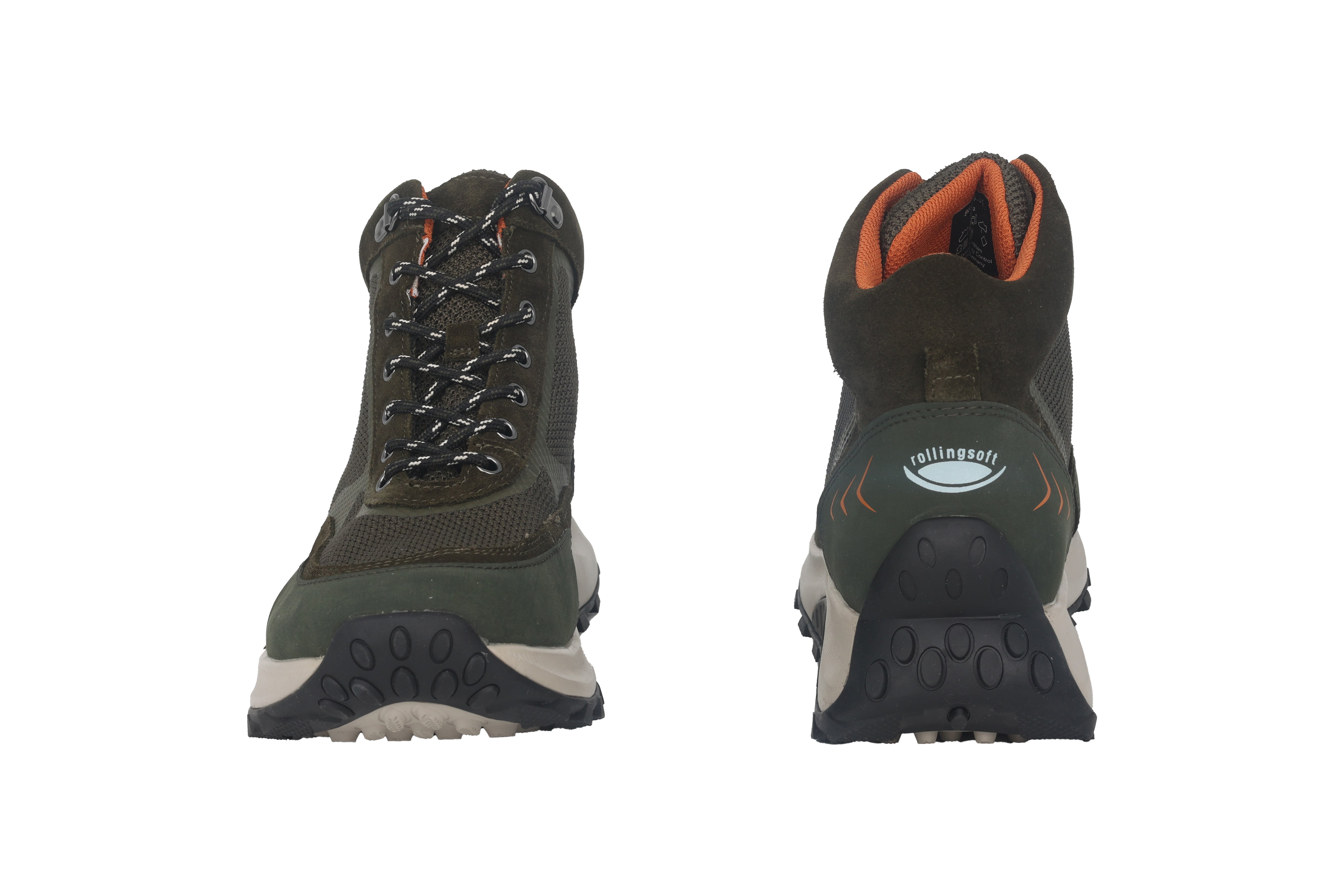 Wasserdichter rollender Wanderstiefel '96.876.31' für Damen – Grün