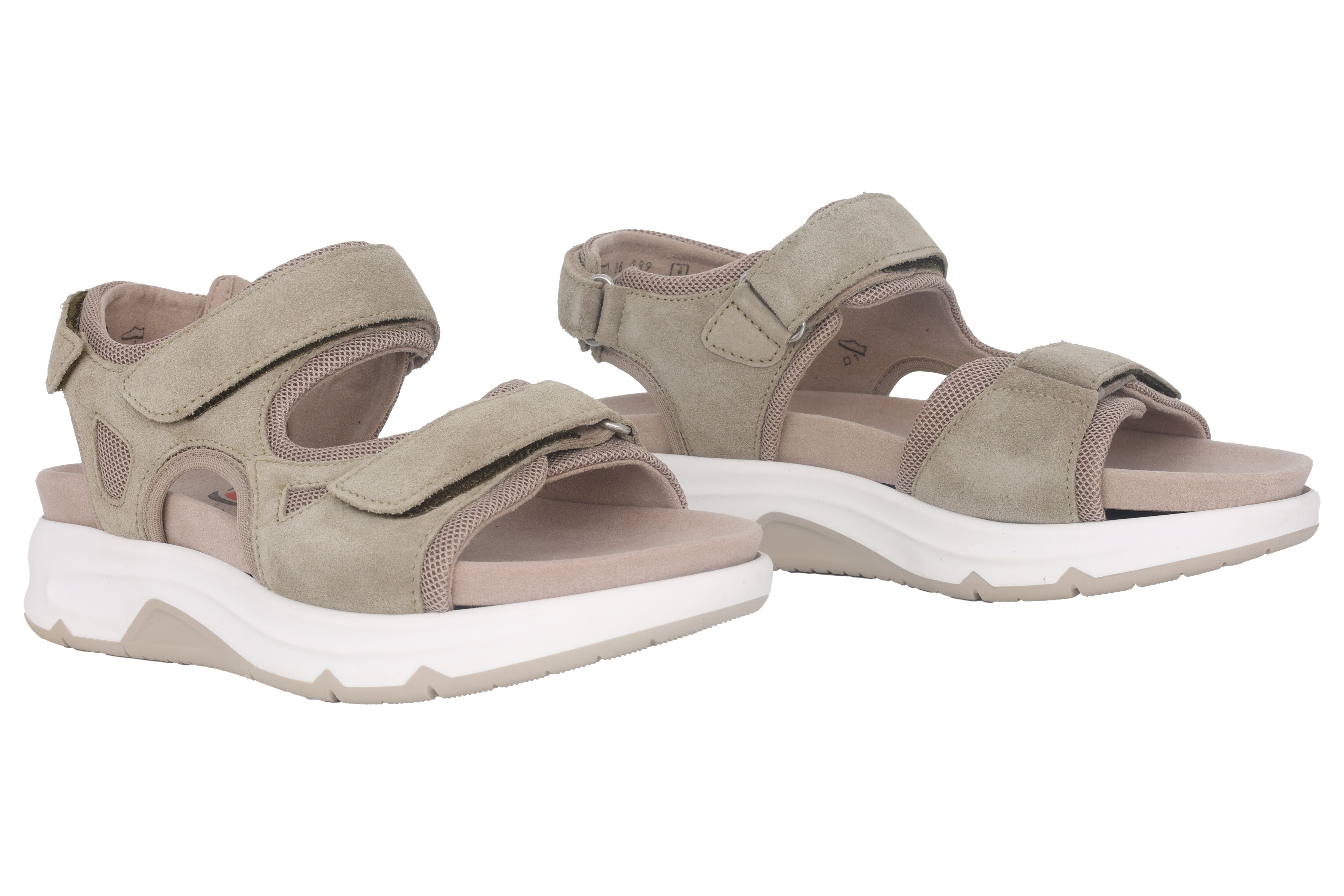 Sandał damski na kółkach '86.889.34' - zielony