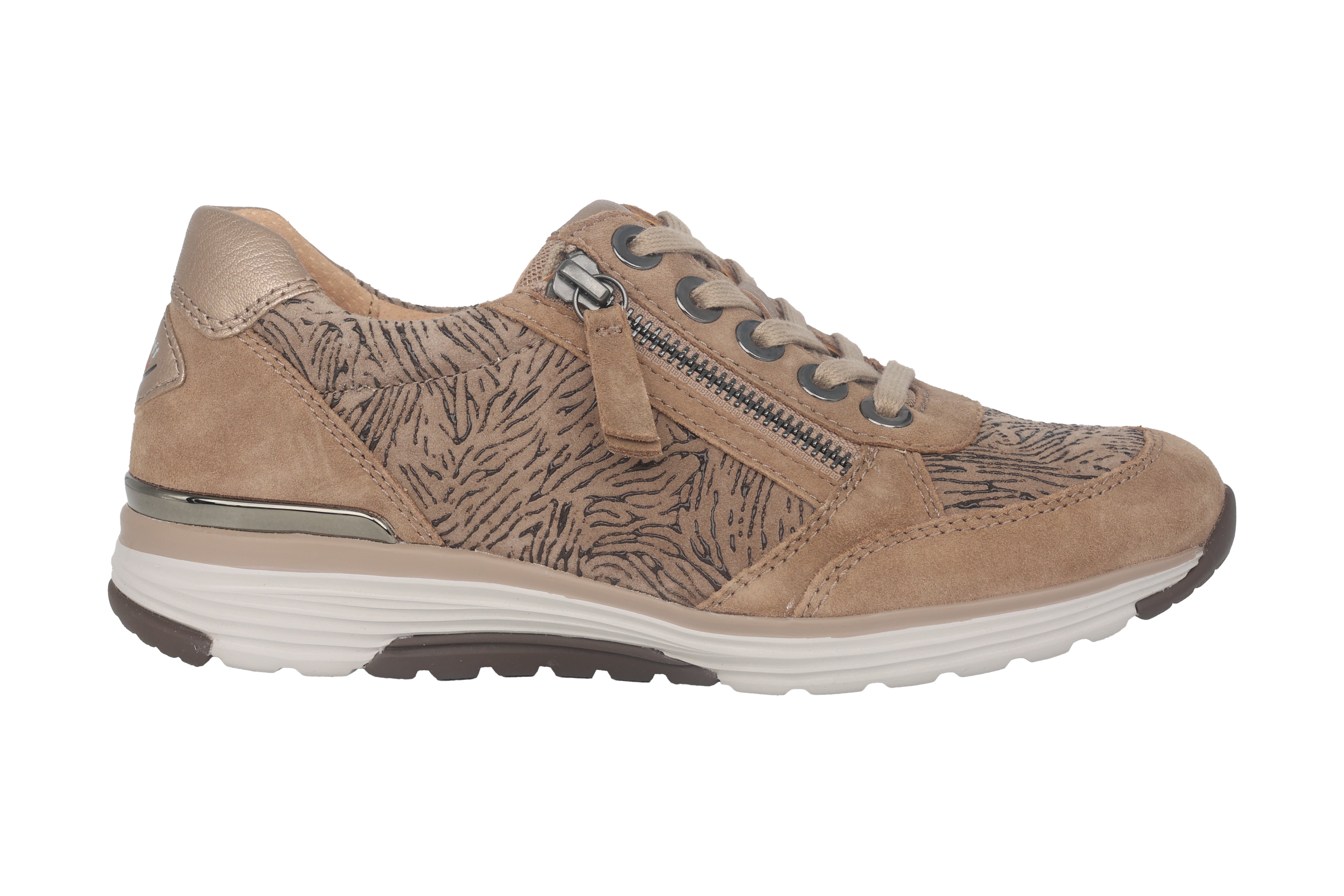 '76.973.64' women's walking rolling sneaker - beige