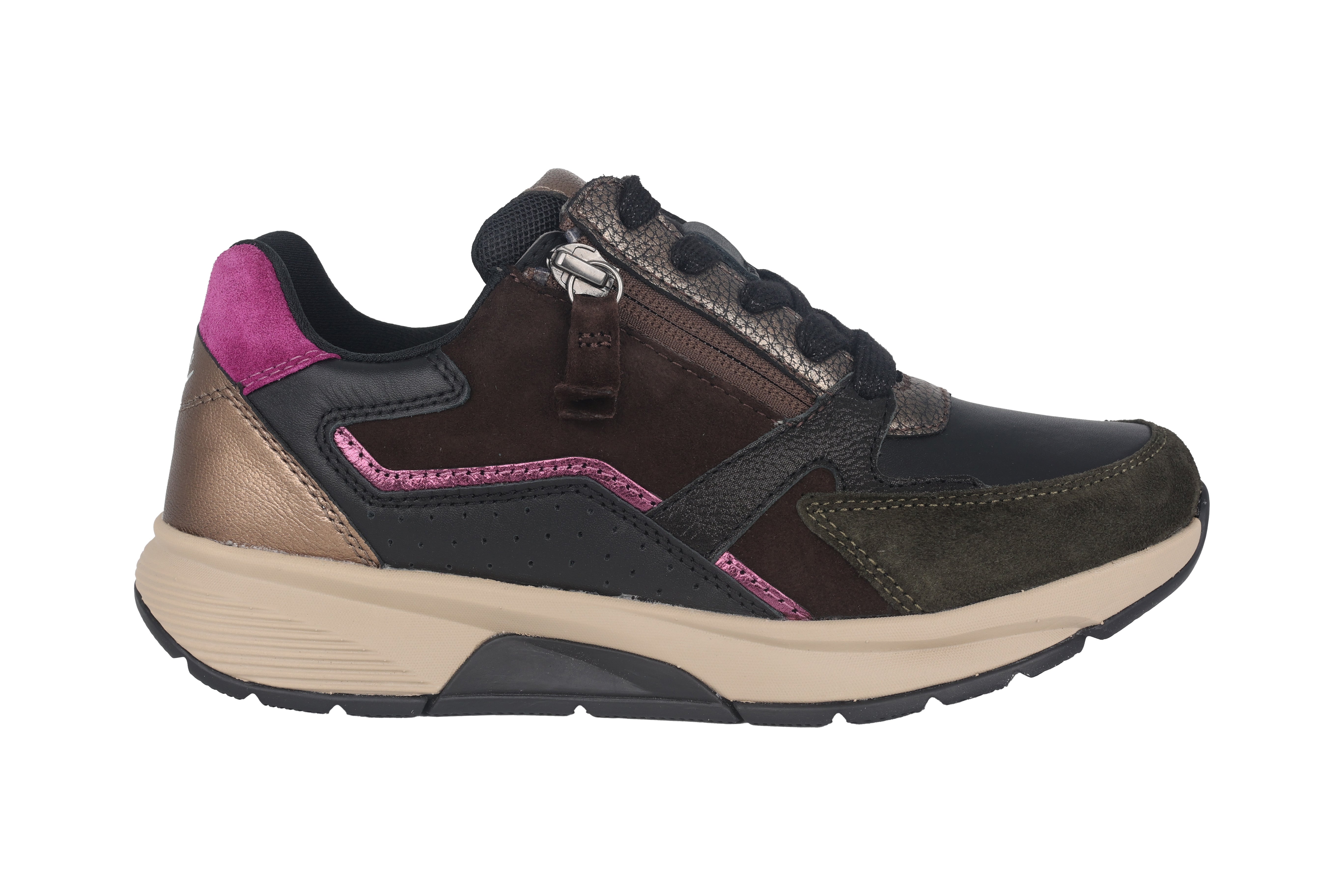 '56.878.63' zapatillas de andar con ruedas para mujer - Mezcla negro verde rosa