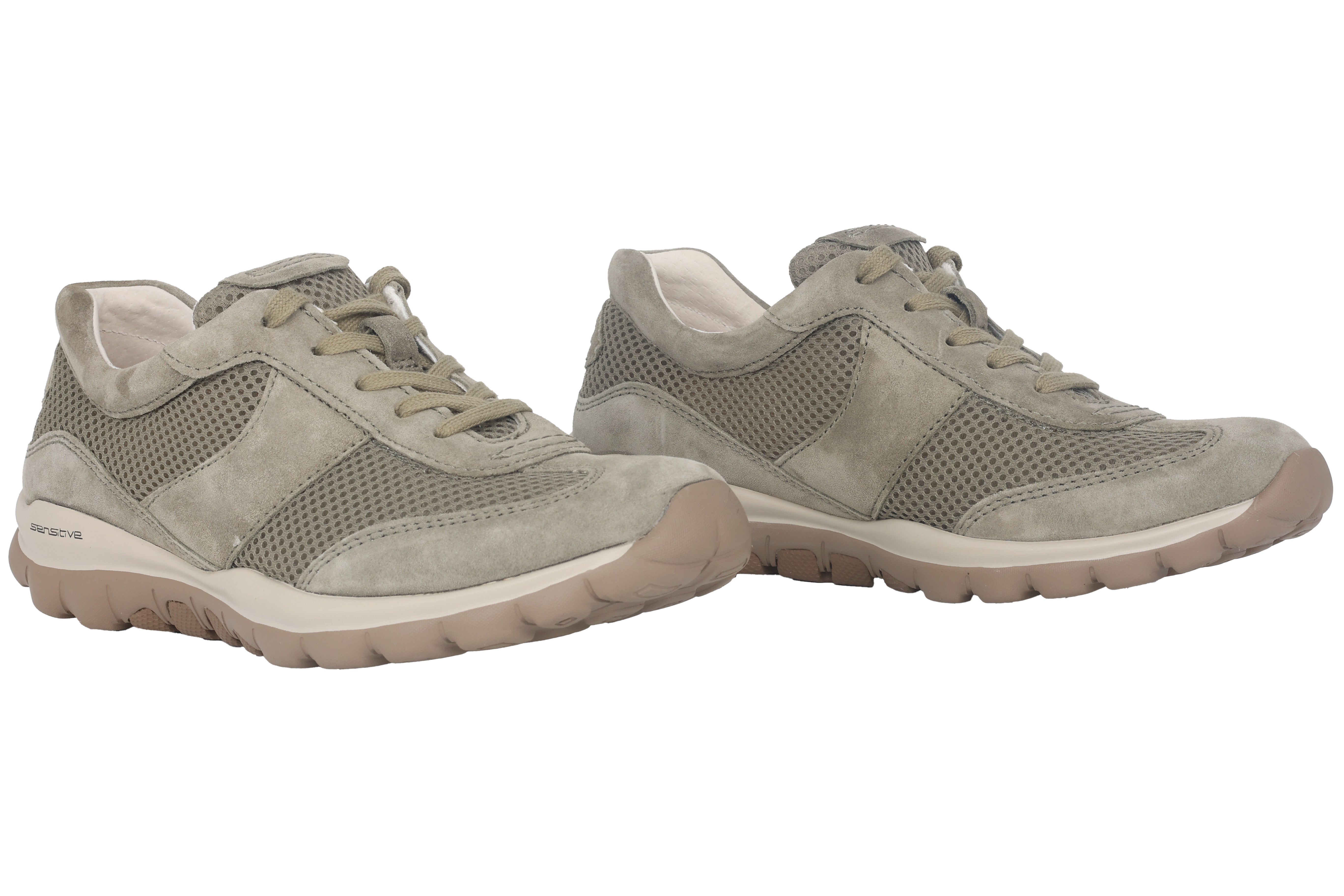 '86.966.34' women's walking rolling perforated shoes - green