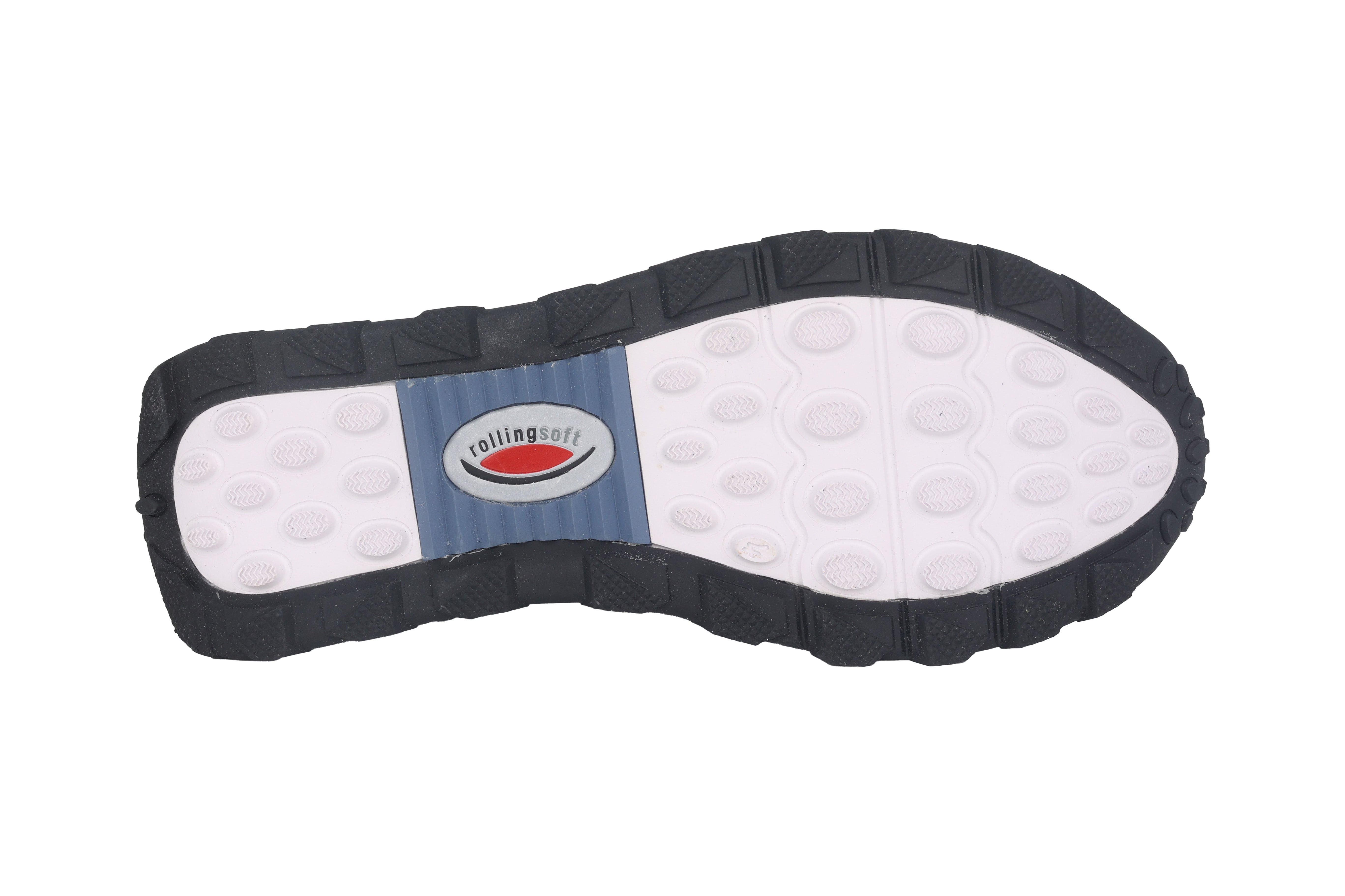 Rollende damessneaker '26.914.36' - Blauwe mix