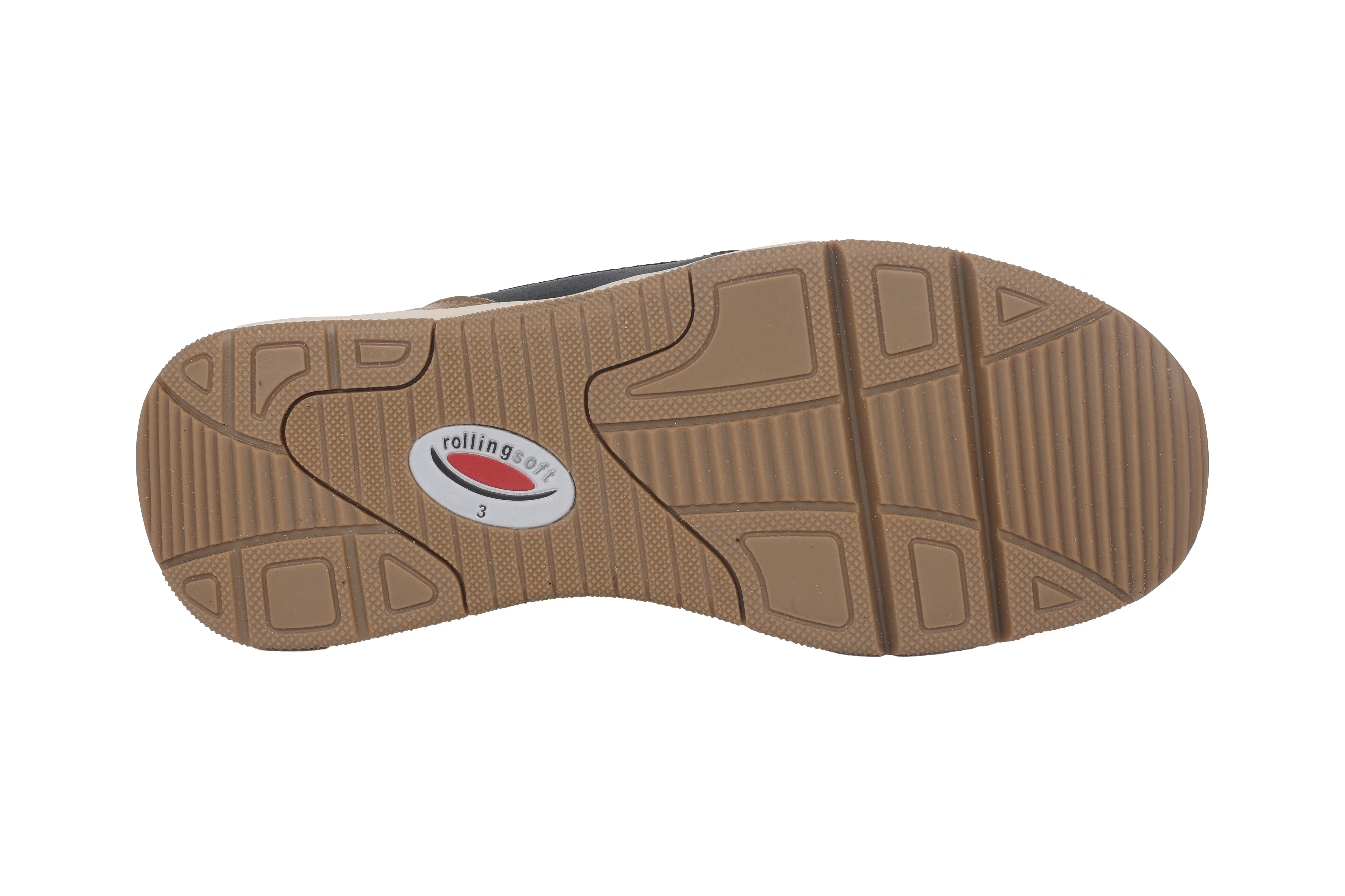 '56.893.43' zapatilla de mujer con cordones y ruedas - Mezcla negro beige