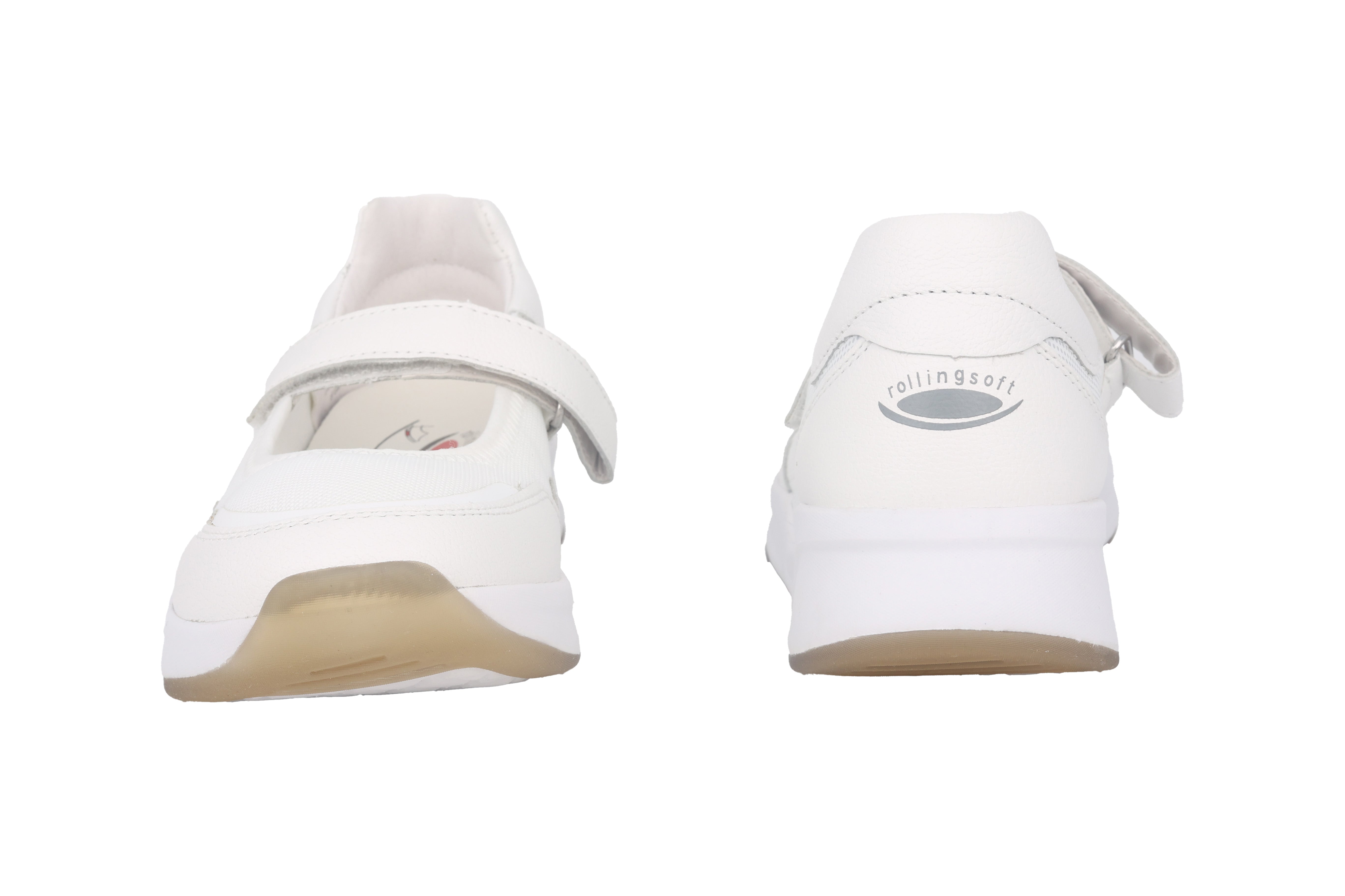 Damesschoen met rollende band '26.952.50' - Wit