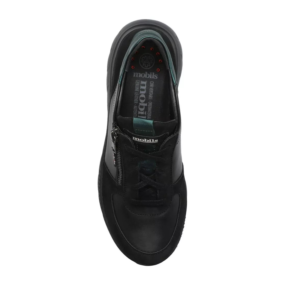 'Ryma' women's wide fit (H) ergonomic sneaker - black - Chaplinshoes'Ryma' women's wide fit (H) ergonomic sneaker - blackMephisto