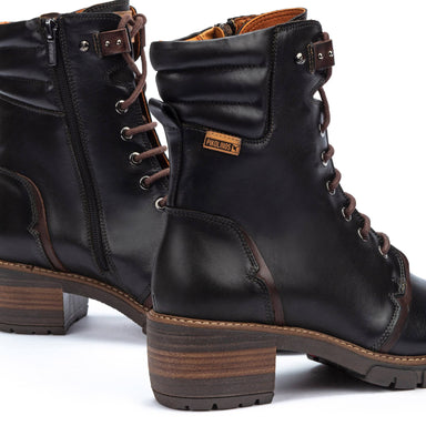 'San Sebastia' women's lace - zip boot - black - Chaplinshoes'San Sebastia' women's lace - zip boot - blackPikolinos