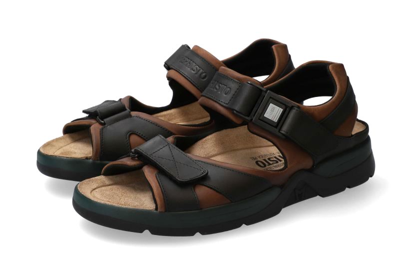 'Shark fit' men's sandal - Dark brown