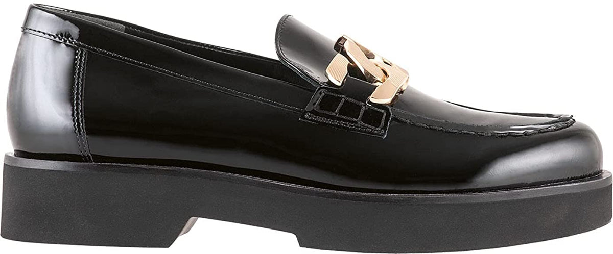 HOGL leather worn once, stylish/trendy loafers Heeled loafers: 11 killer outfit ideas to help you style the  main image 2