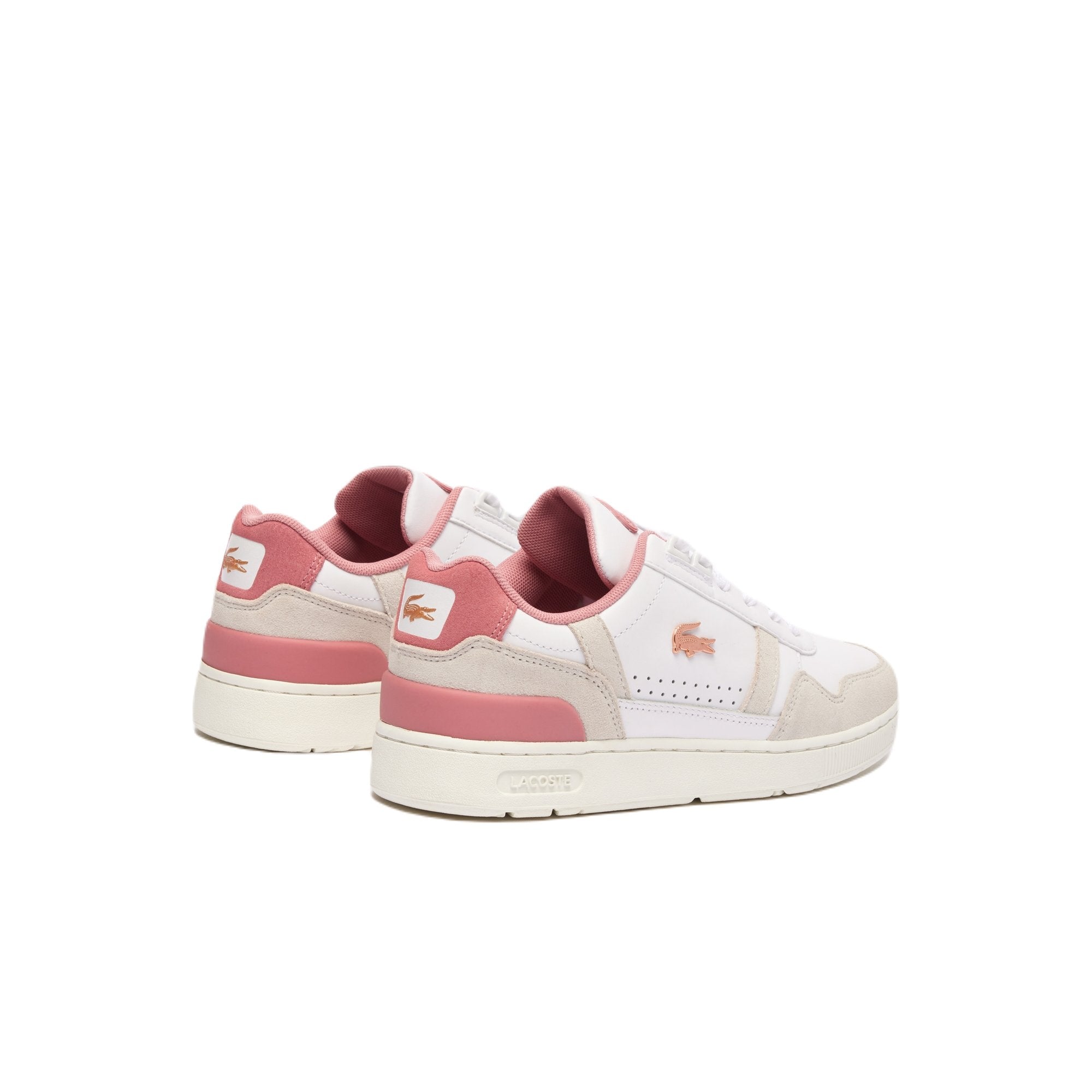 'T - clip' women's sneaker - white pink - Chaplinshoes'T - clip' women's sneaker - white pinkLacoste